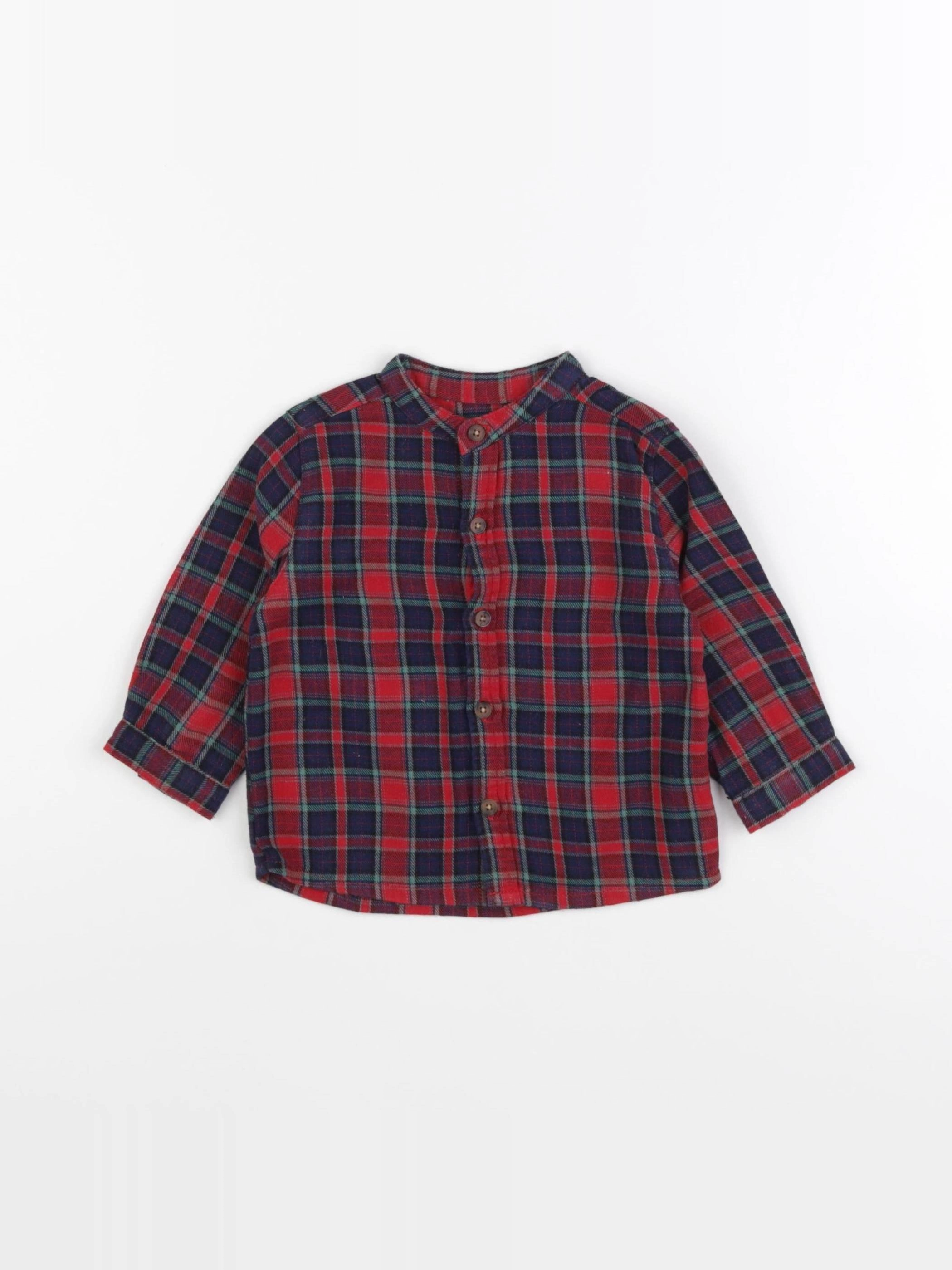 Boutchou - chemise multicolore - 9 mois