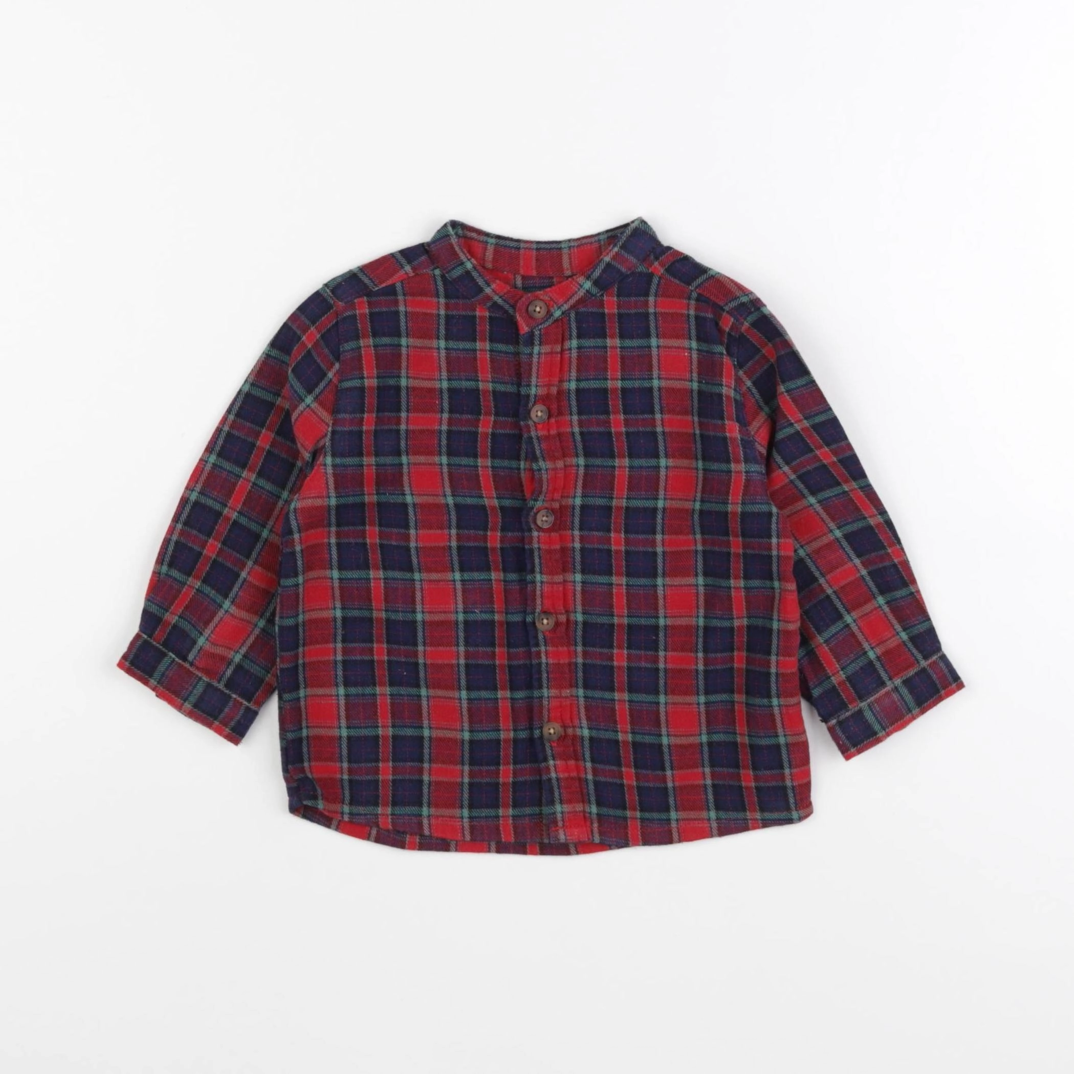 Boutchou - chemise multicolore - 9 mois