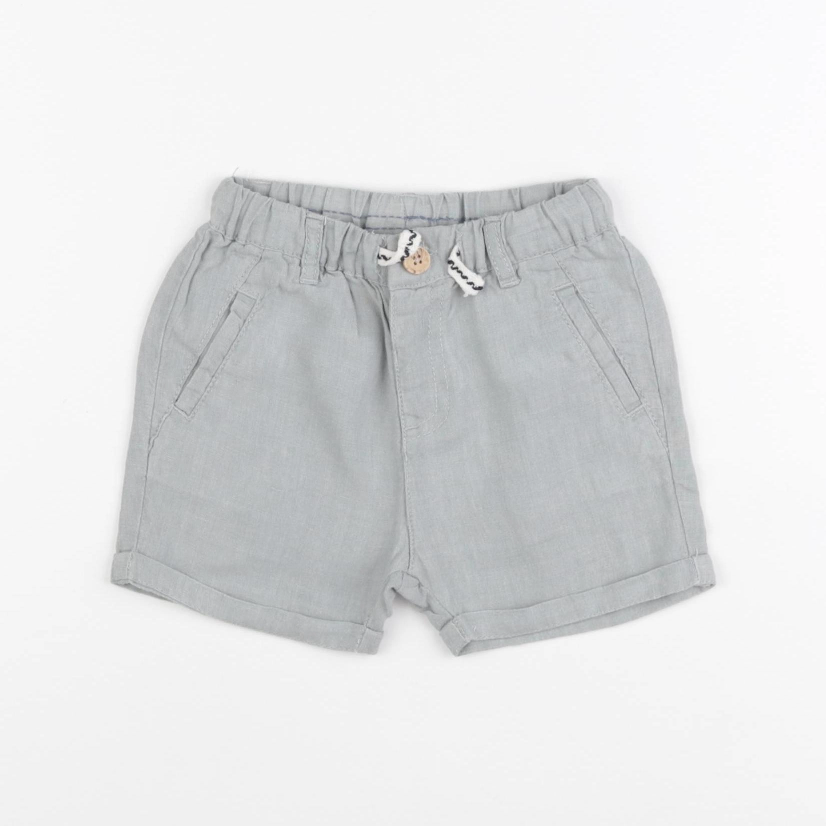 Zara - short vert - 12/18 mois