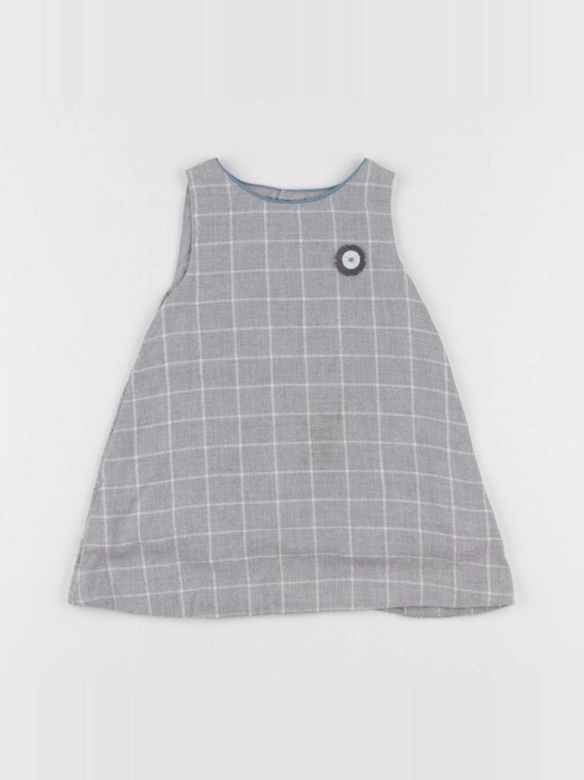 Obaïbi - robe gris, argent - 12 mois