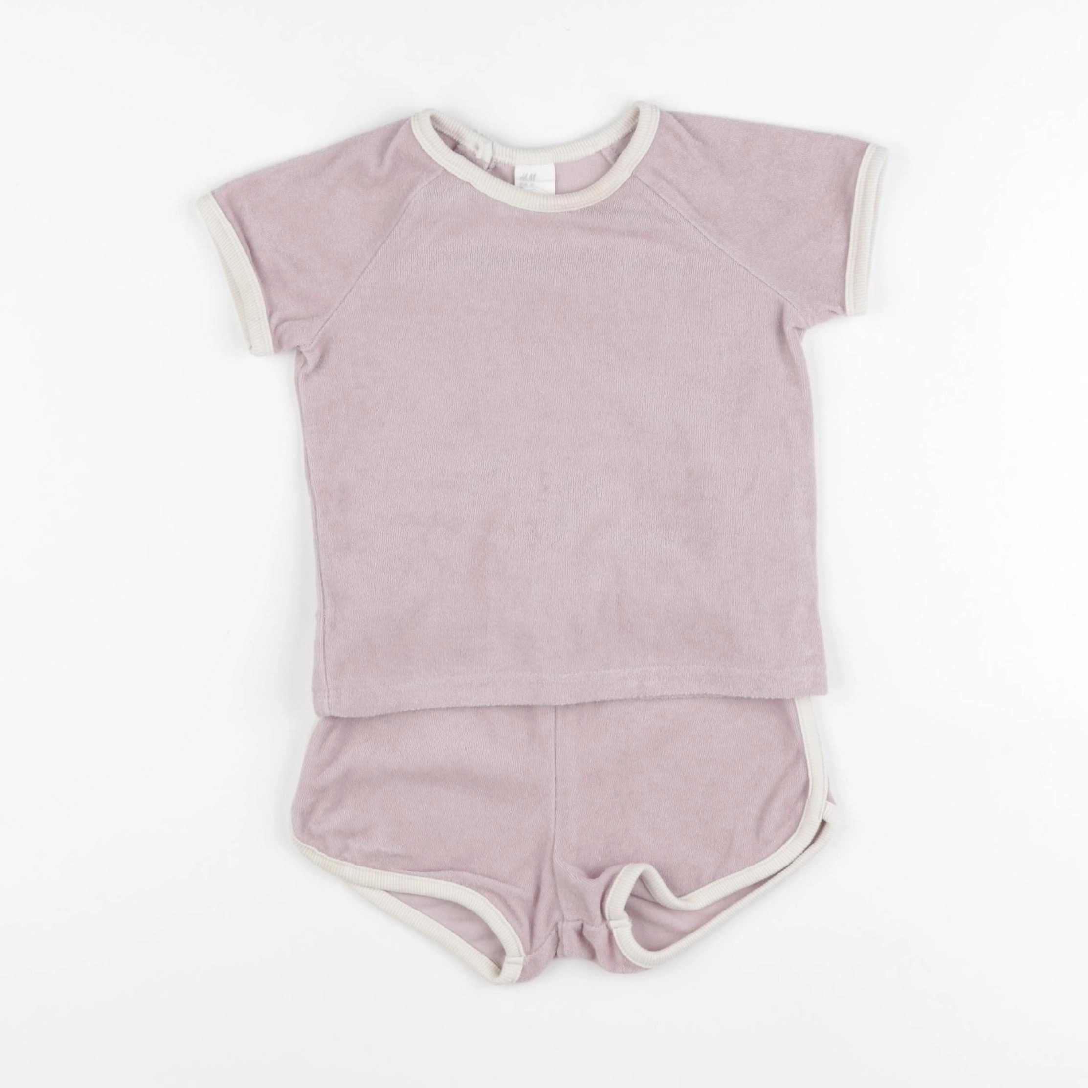 H&M - ensemble violet - 9/12 mois