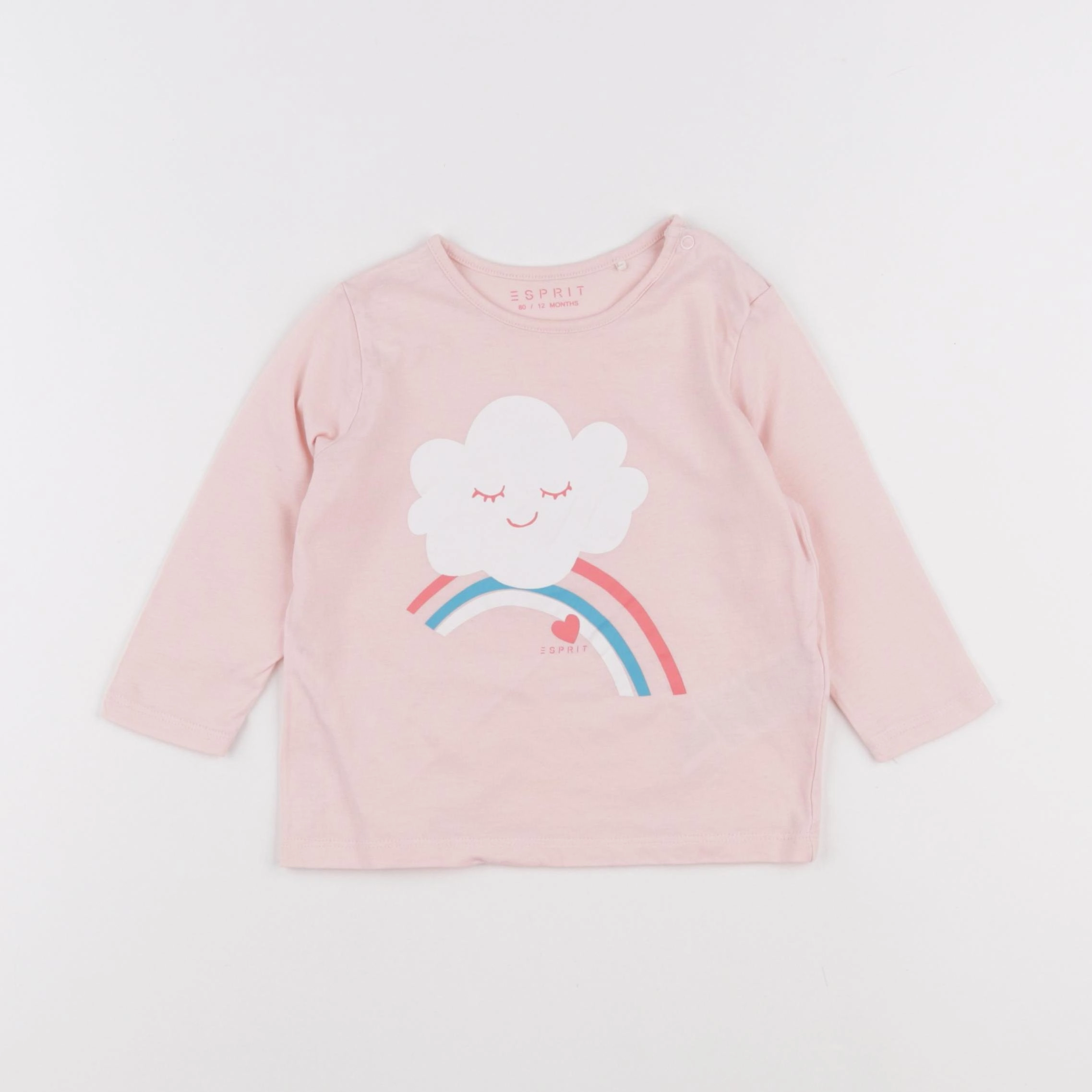 Esprit - tee-shirt rose - 12 mois