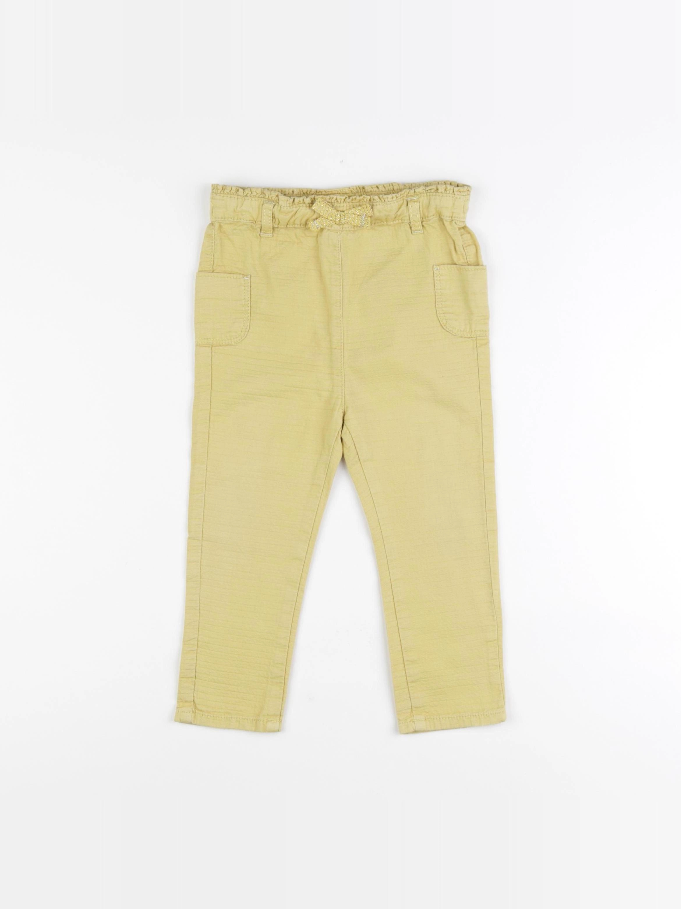 Tape à l'oeil - pantalon jaune - 24 mois