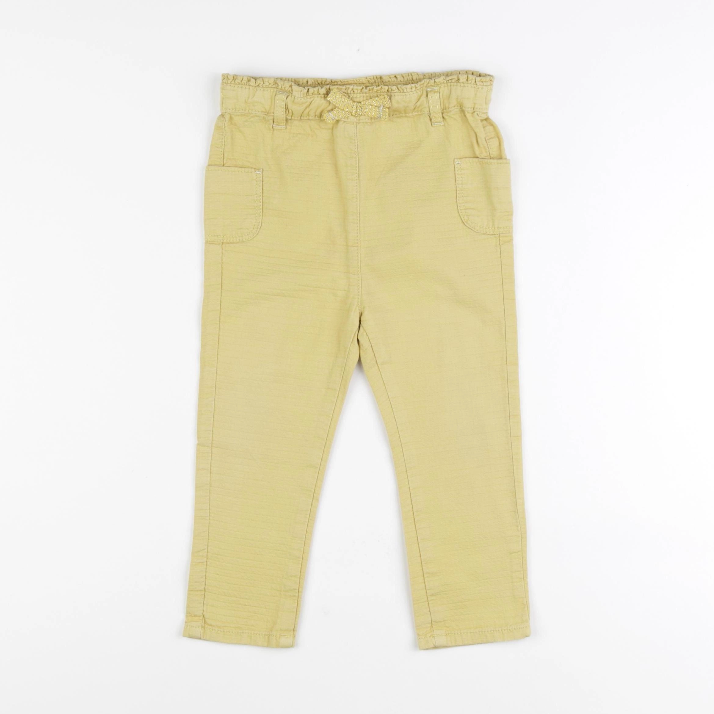 Tape à l'oeil - pantalon jaune - 24 mois