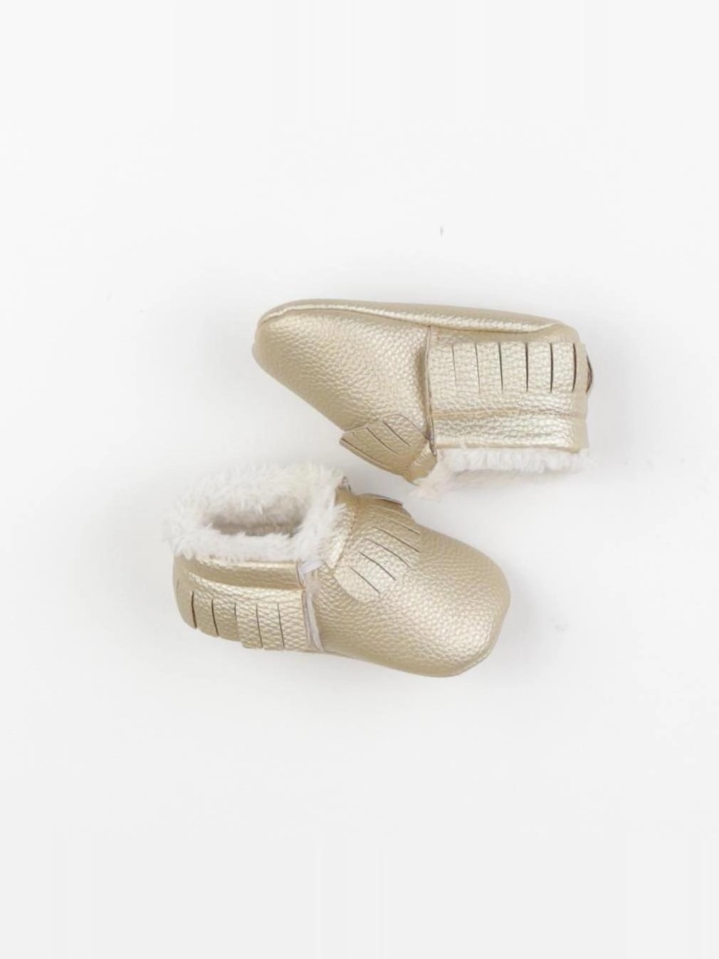 My Baby Factory - chaussons or - 6/12 mois