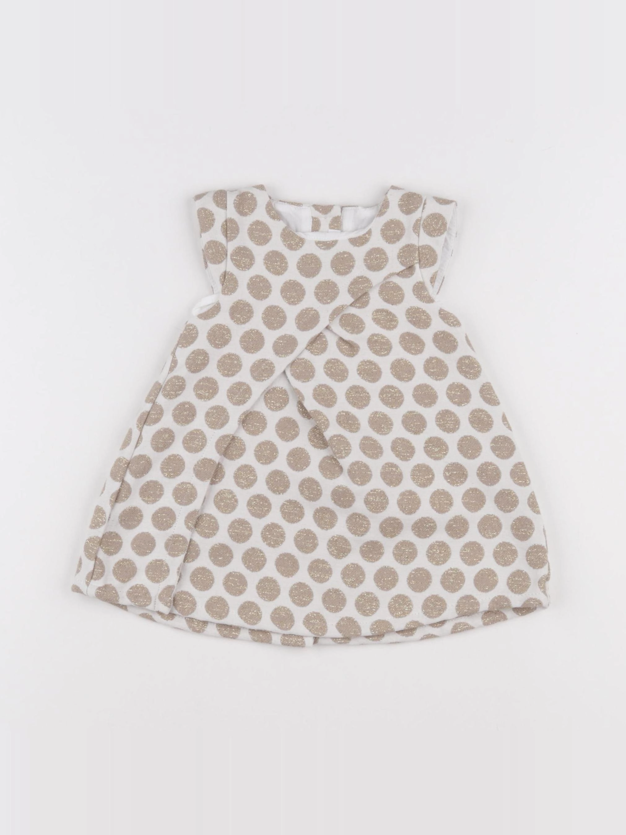 Absorba - robe beige, marron, or - 6 mois