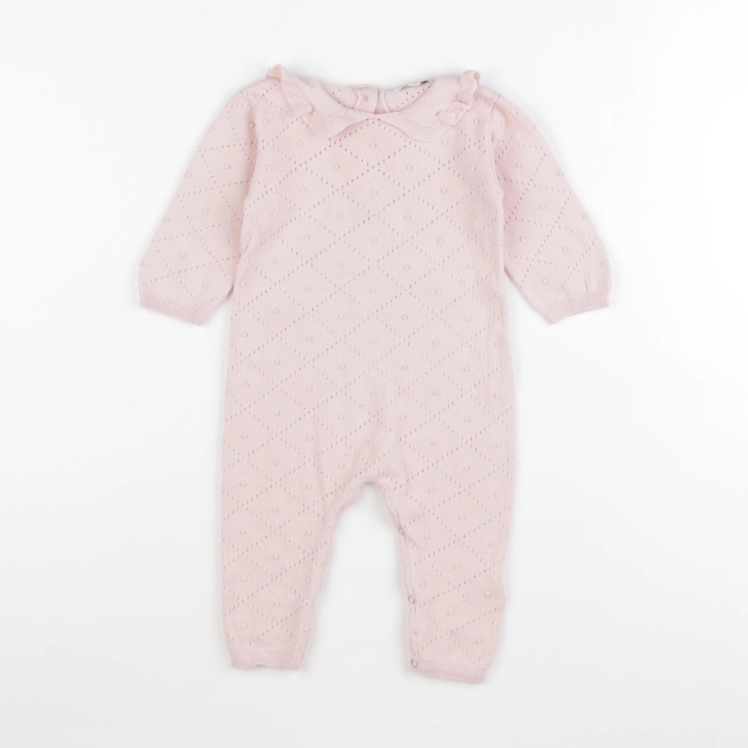 Bonton - combinaison rose - 12 mois
