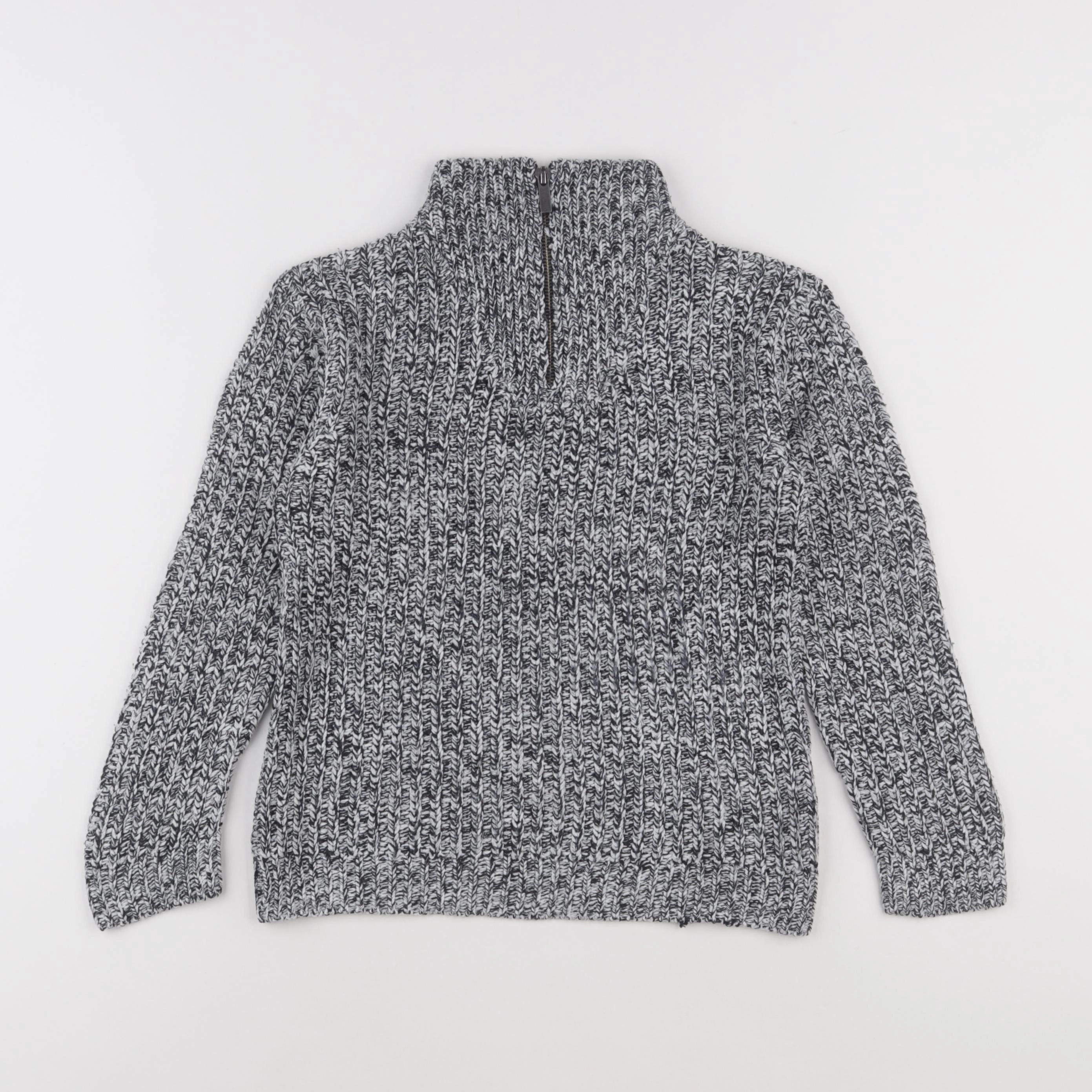 Vertbaudet - pull gris - 6 ans