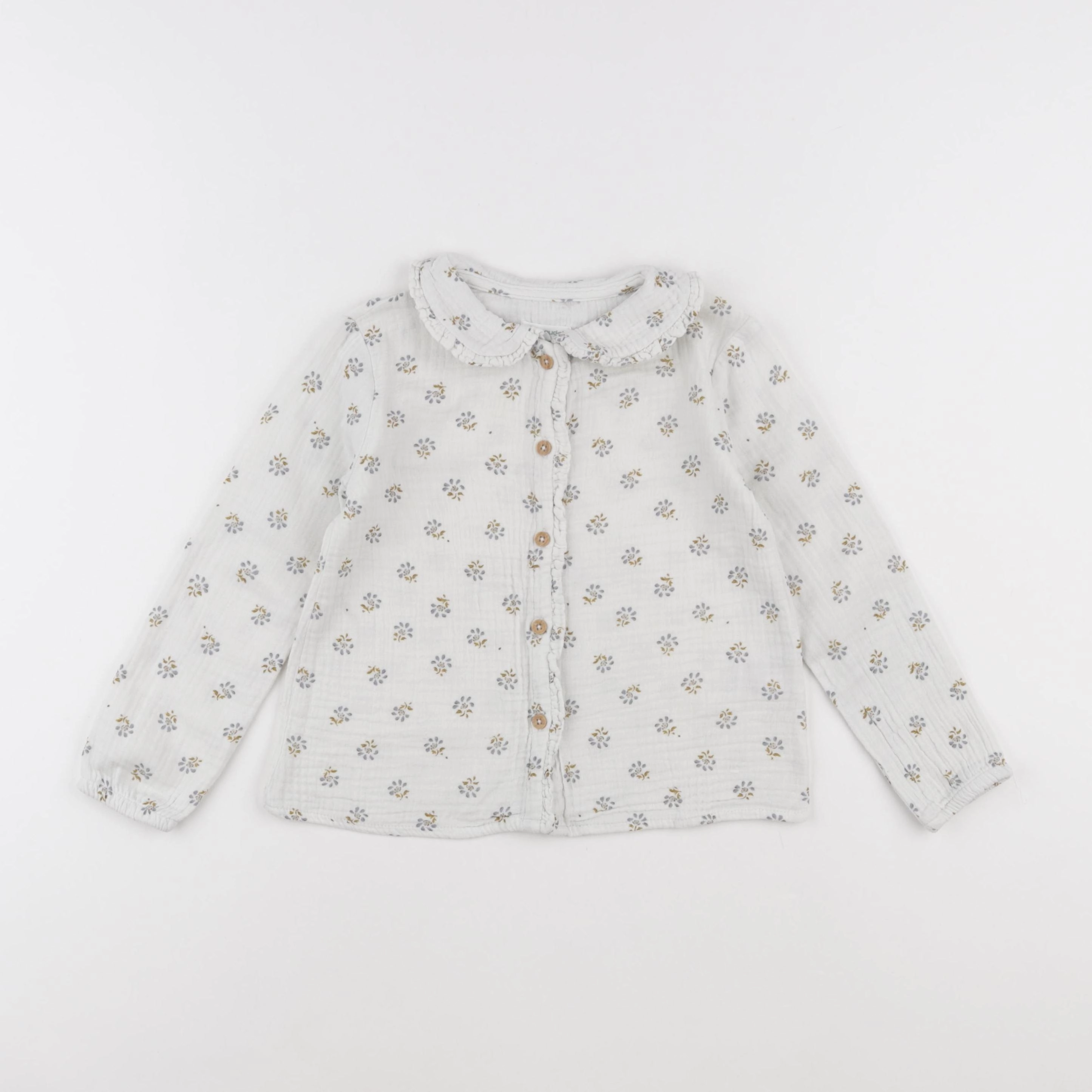 Vertbaudet - blouse beige - 4 ans
