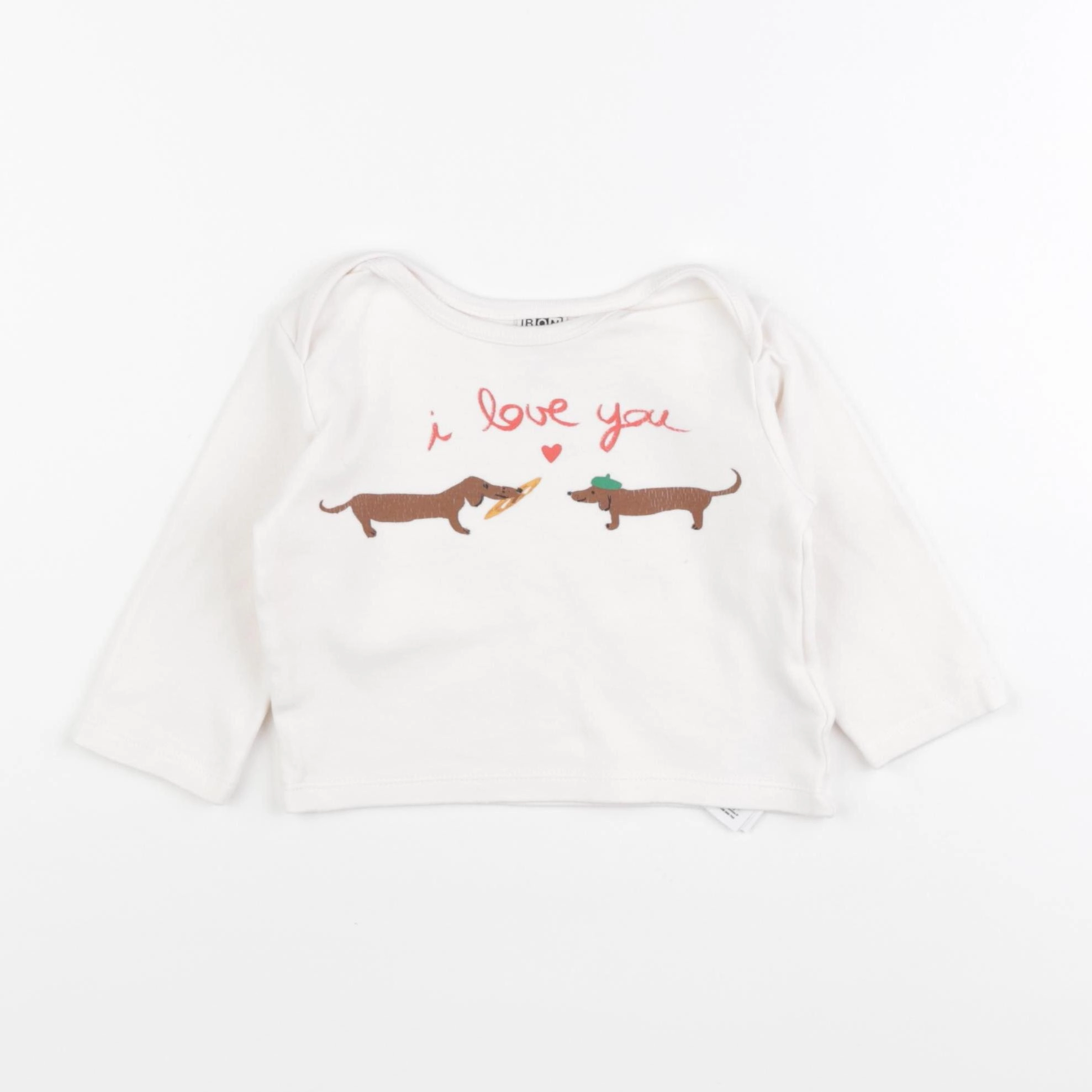 Bonton - tee-shirt multicolore - 12 mois