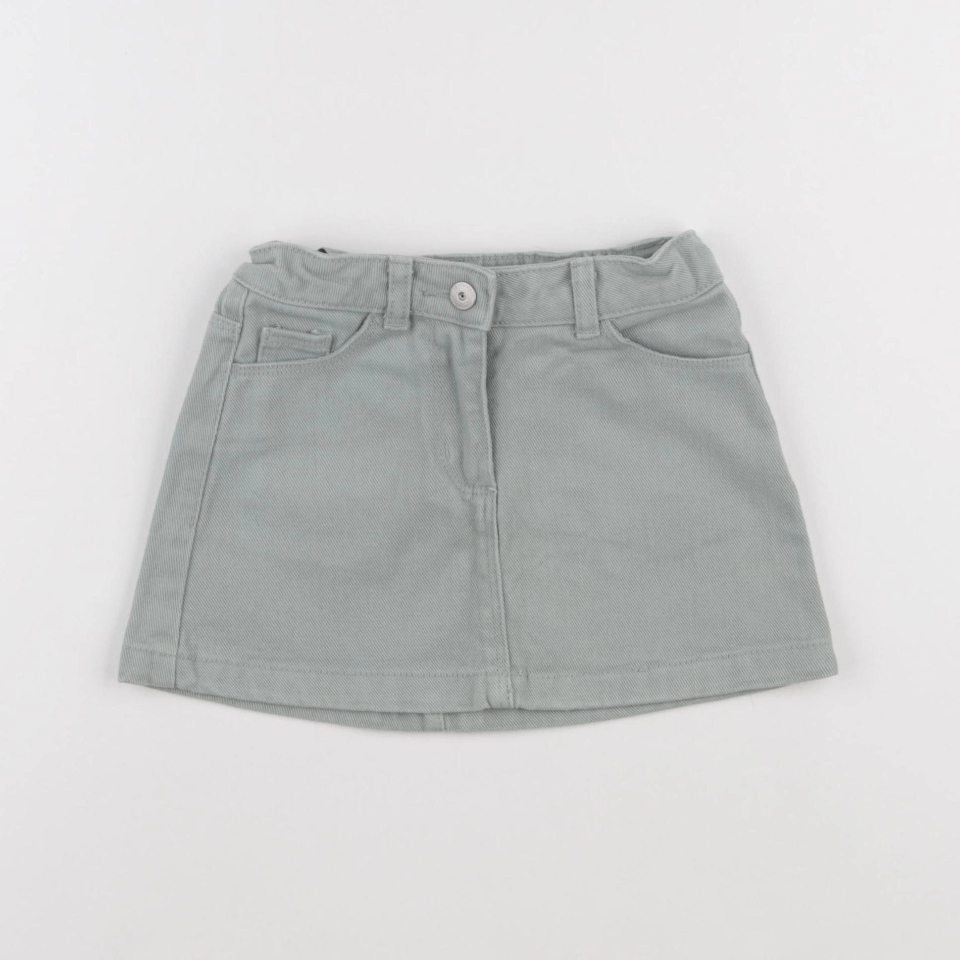 Vertbaudet - jupe vert - 4 ans