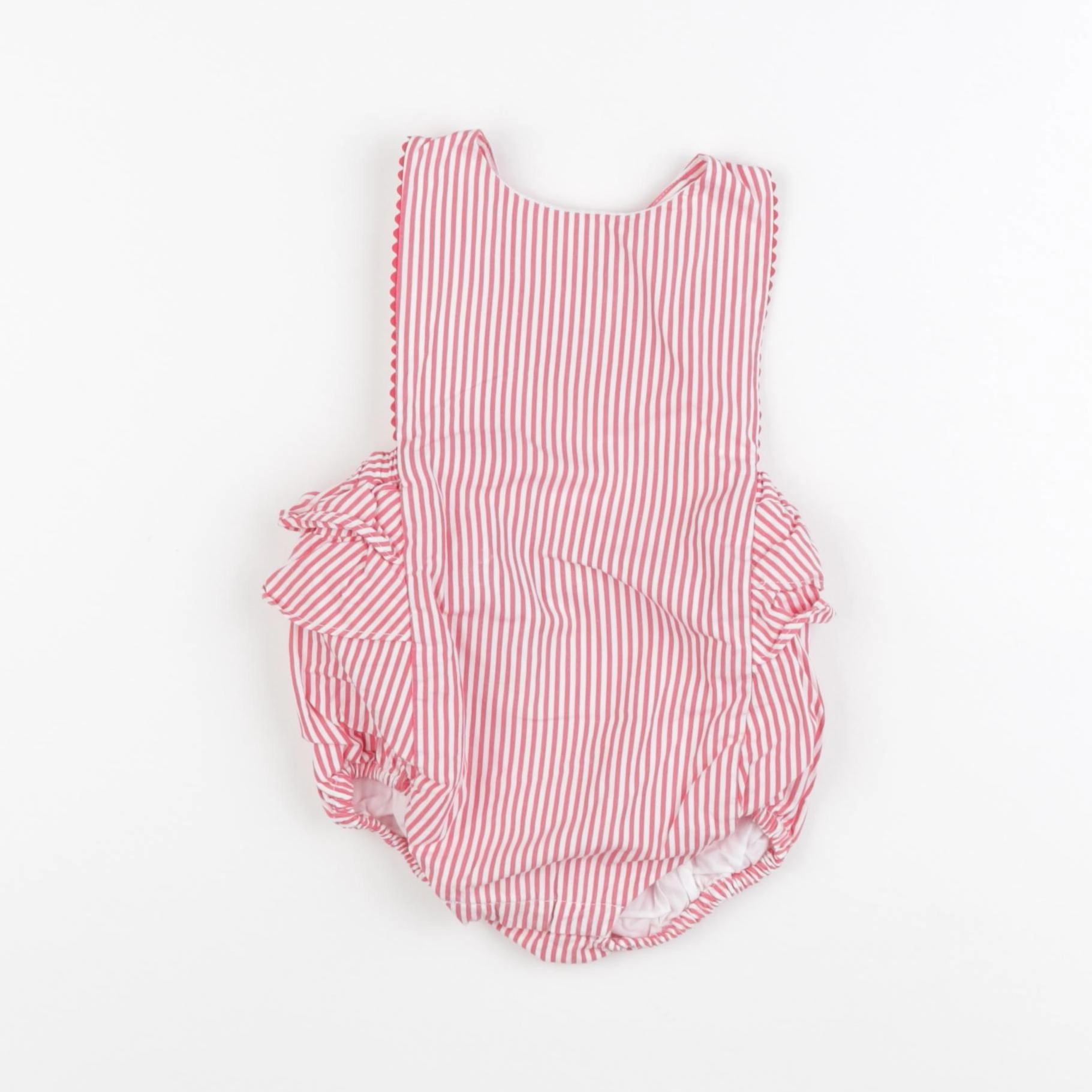 Jacadi - combinaison blanc, rose - 12 mois