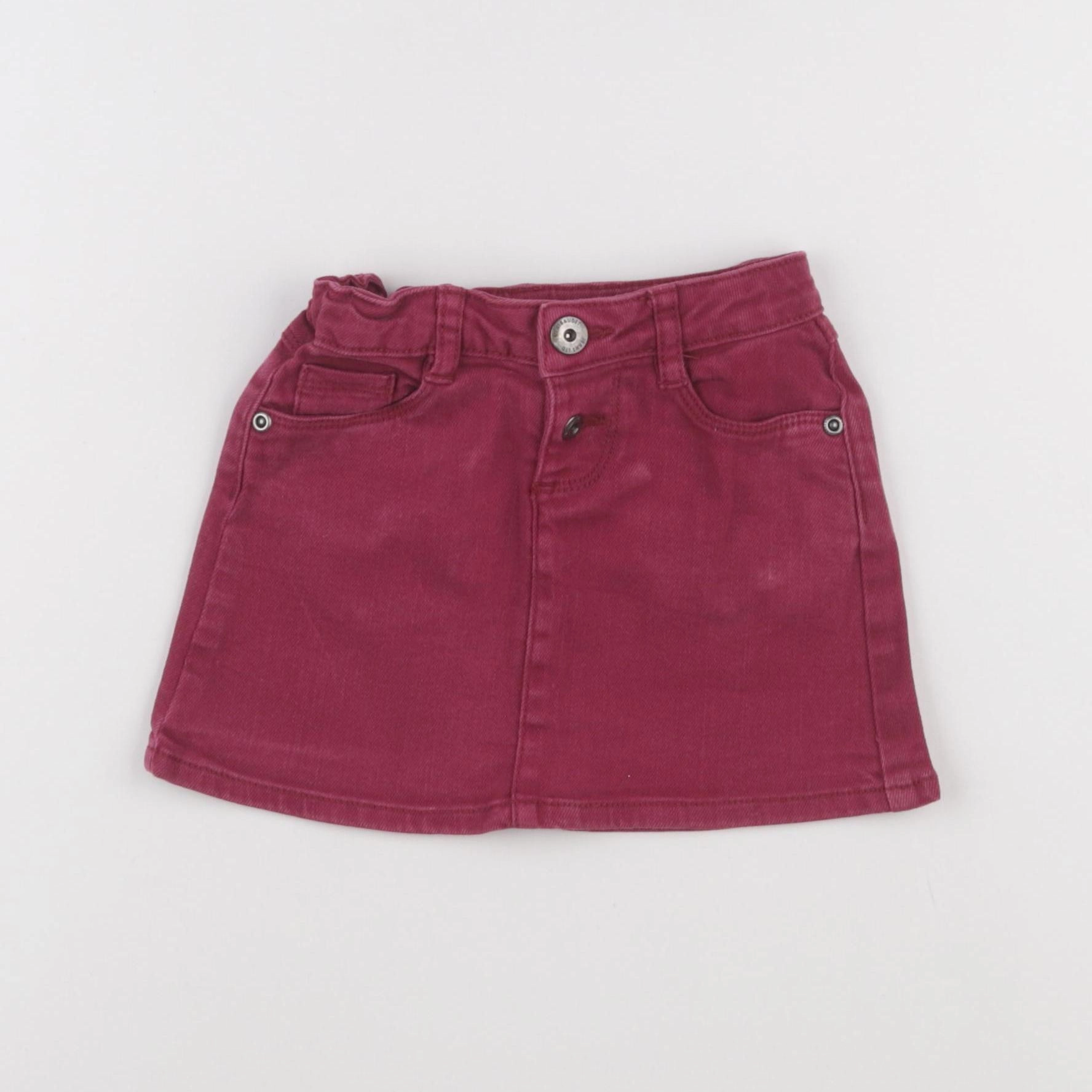 Vertbaudet - jupe rouge - 3 ans