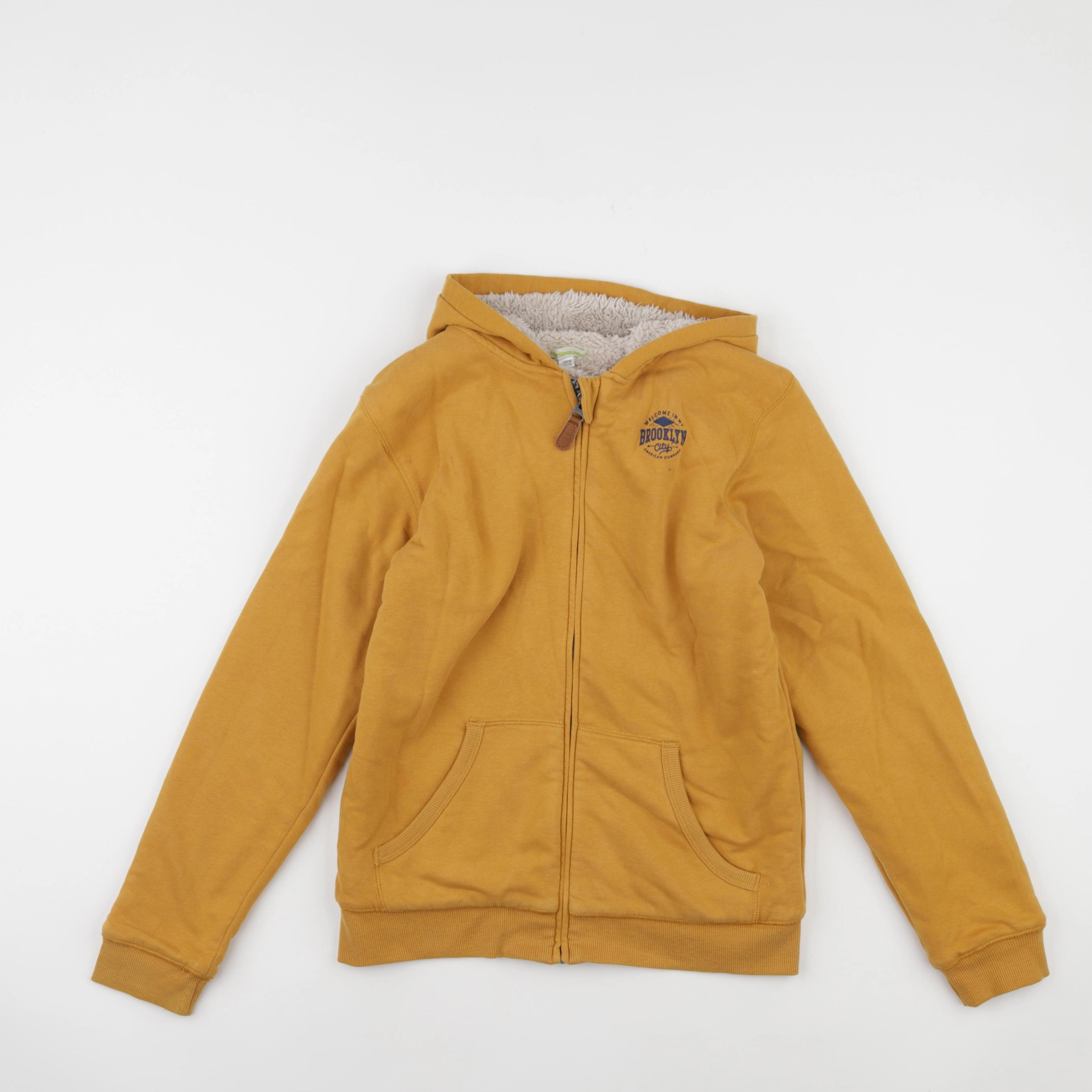 Vertbaudet - sweat jaune - 12 ans