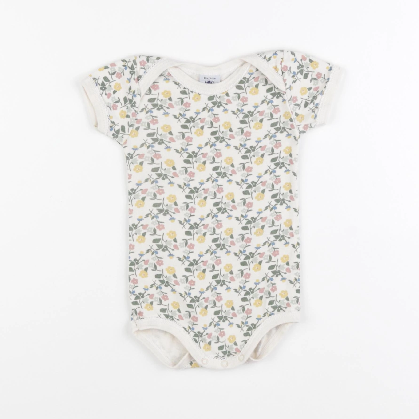 Petit Bateau - body multicolore - 12 mois
