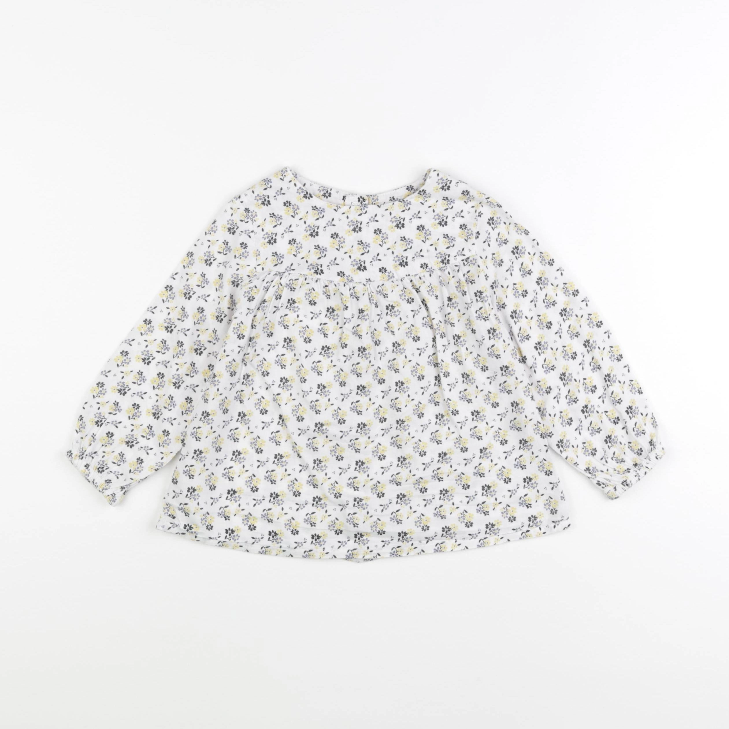 Tape à l'oeil - blouse blanc, jaune - 24 mois