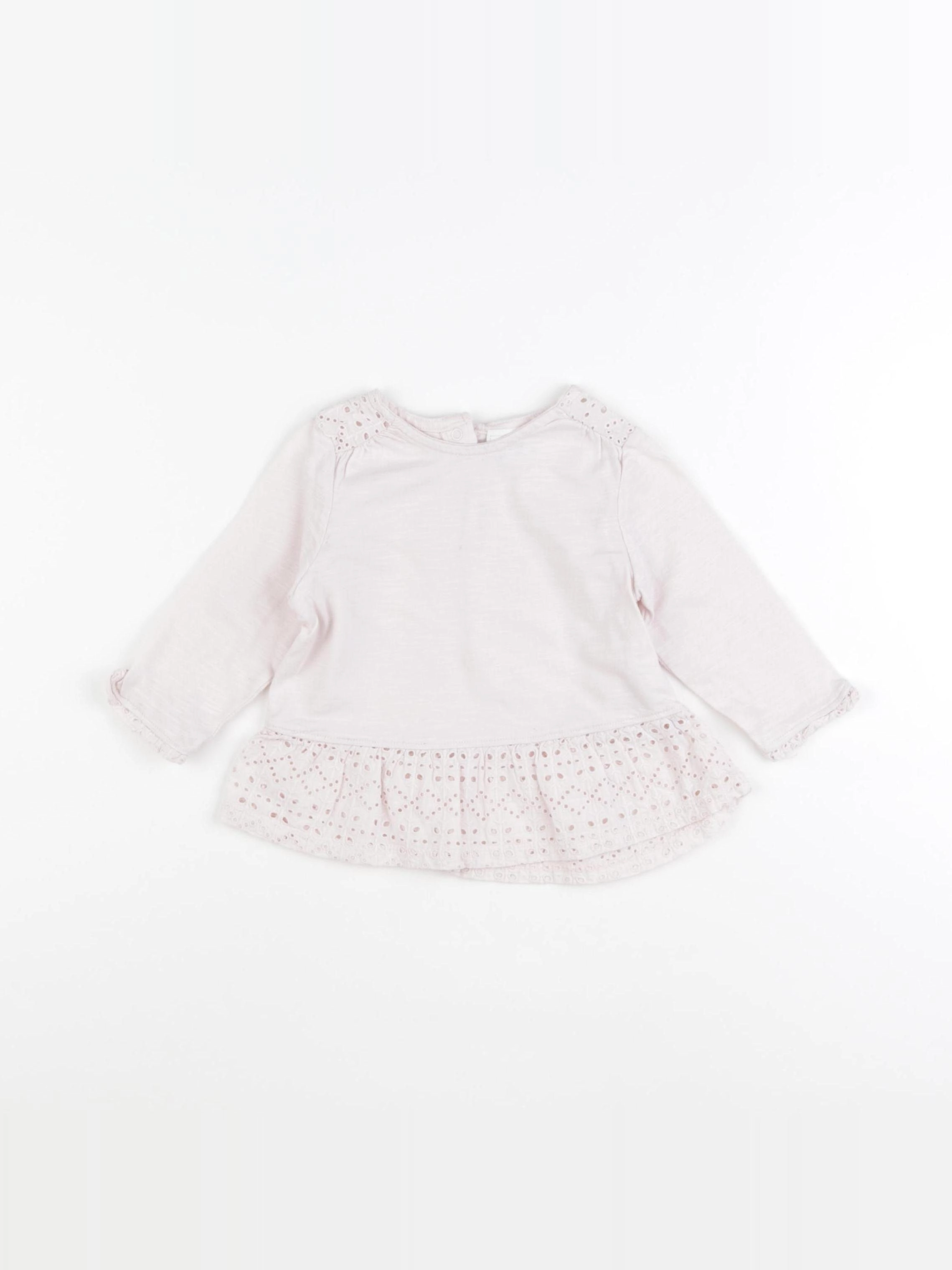 Tape à l'oeil - tee-shirt rose - 12 mois