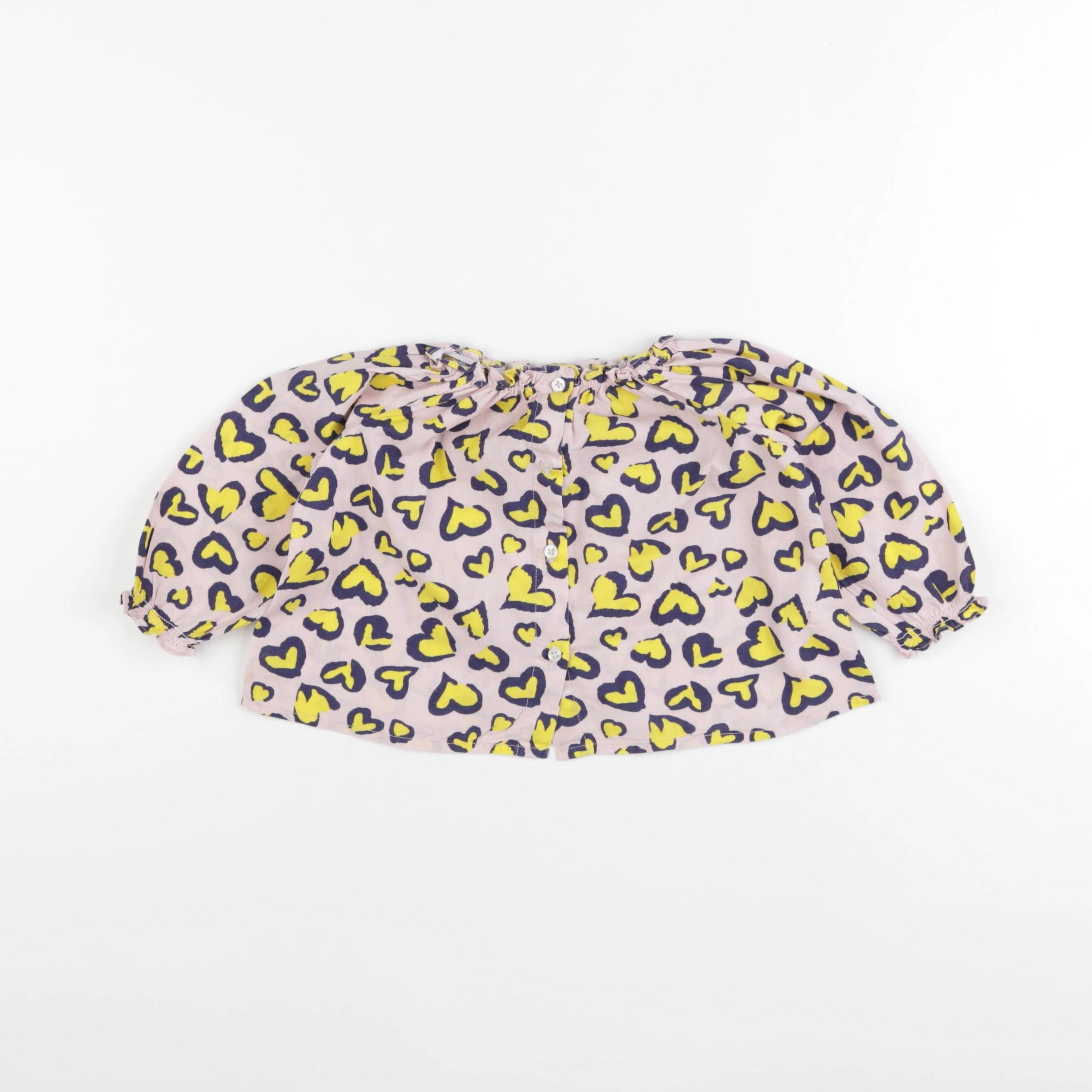 Bonton - blouse multicolore - 12 mois