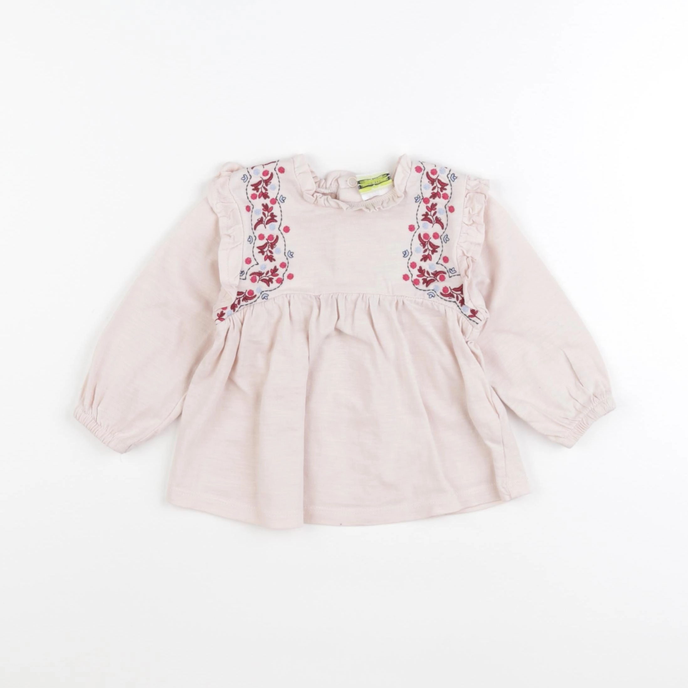 Tape à l'oeil - blouse rose - 12 mois