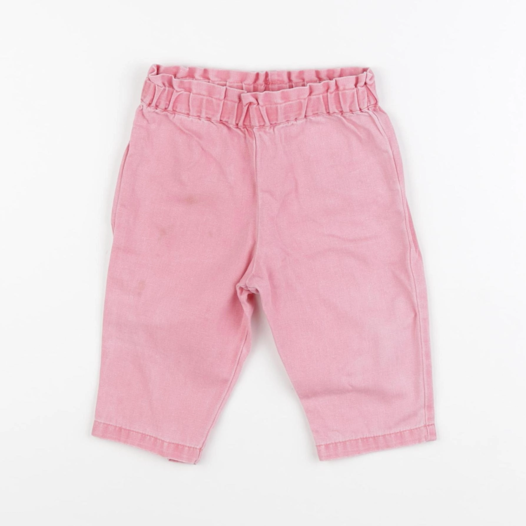 Bonton - pantalon rose - 12 mois