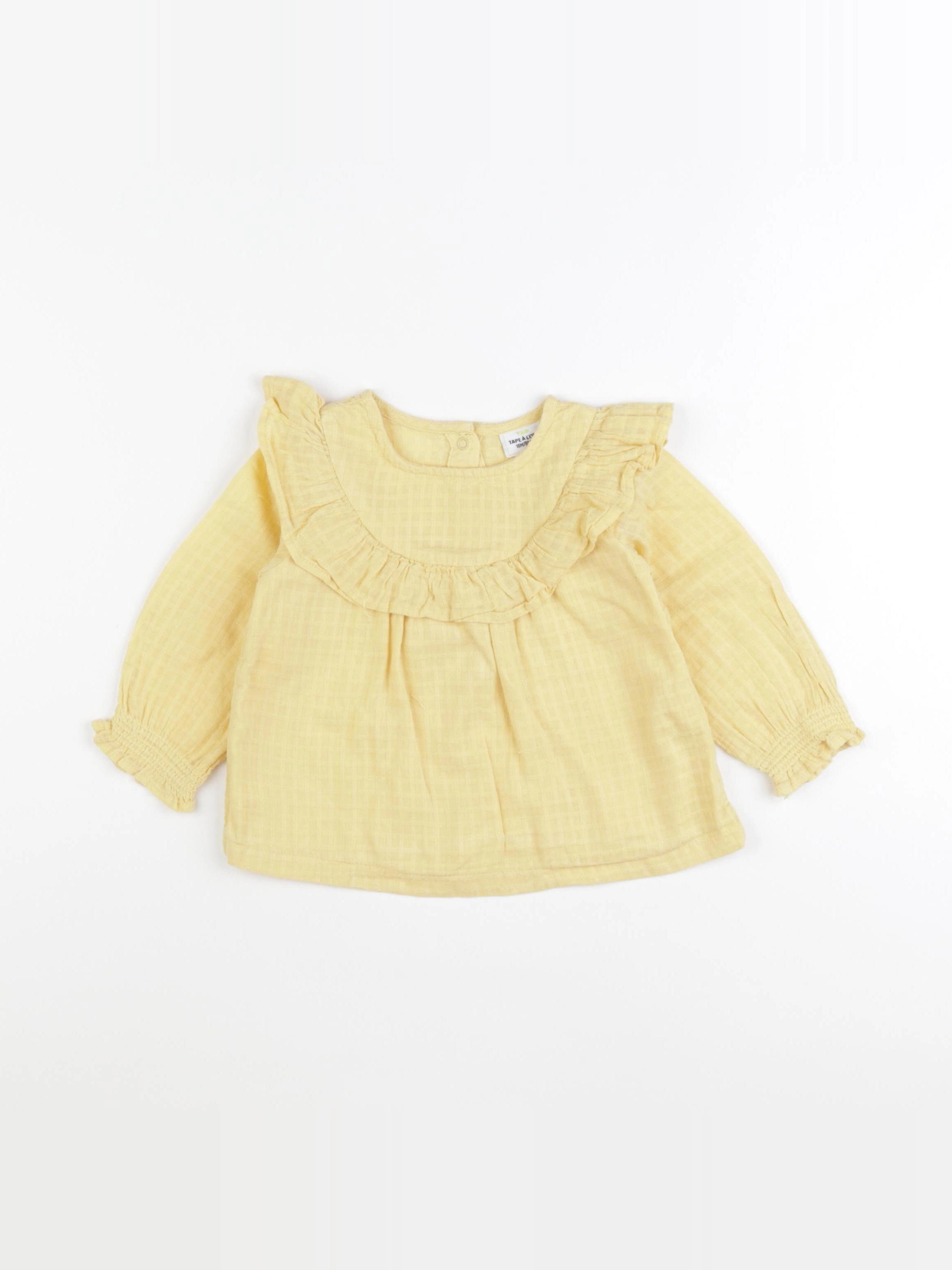 Tape à l'oeil - blouse jaune - 18 mois