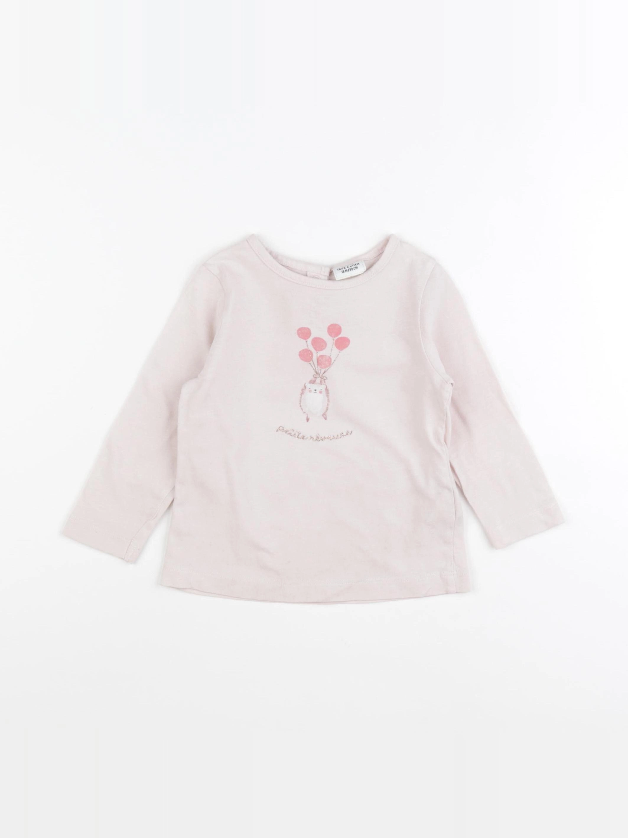 Tape à l'oeil - tee-shirt rose - 18 mois