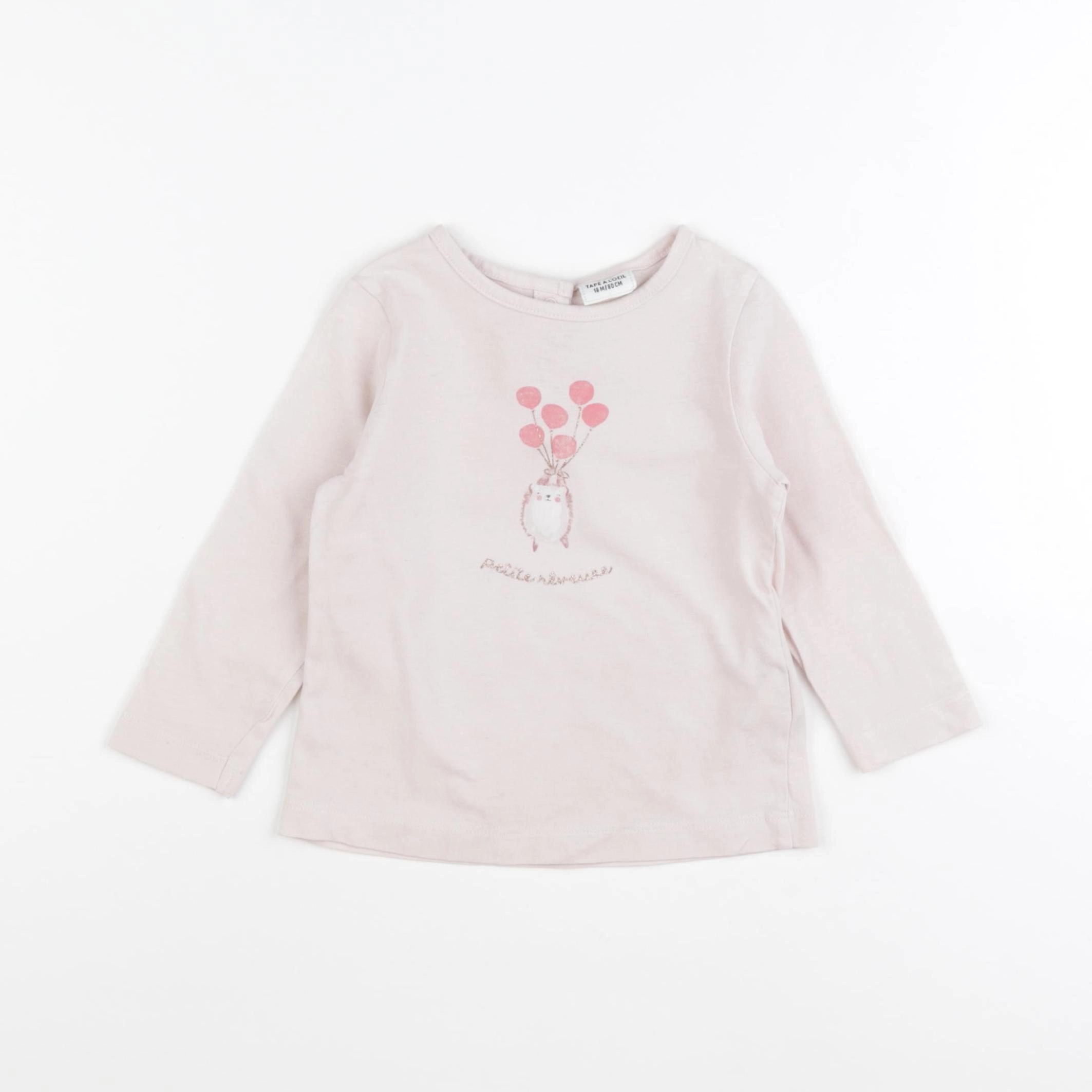 Tape à l'oeil - tee-shirt rose - 18 mois