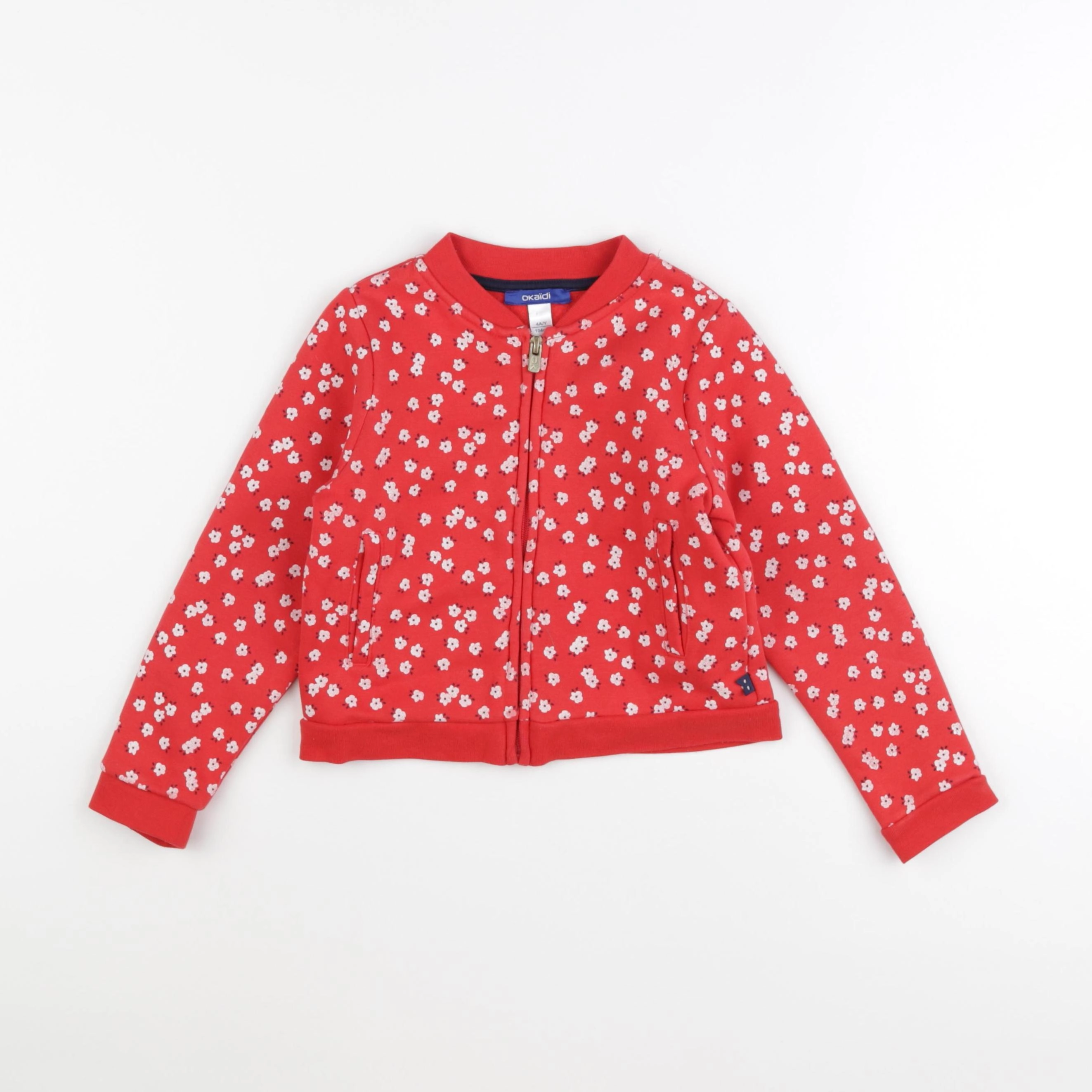 Okaidi - sweat rouge - 4 ans