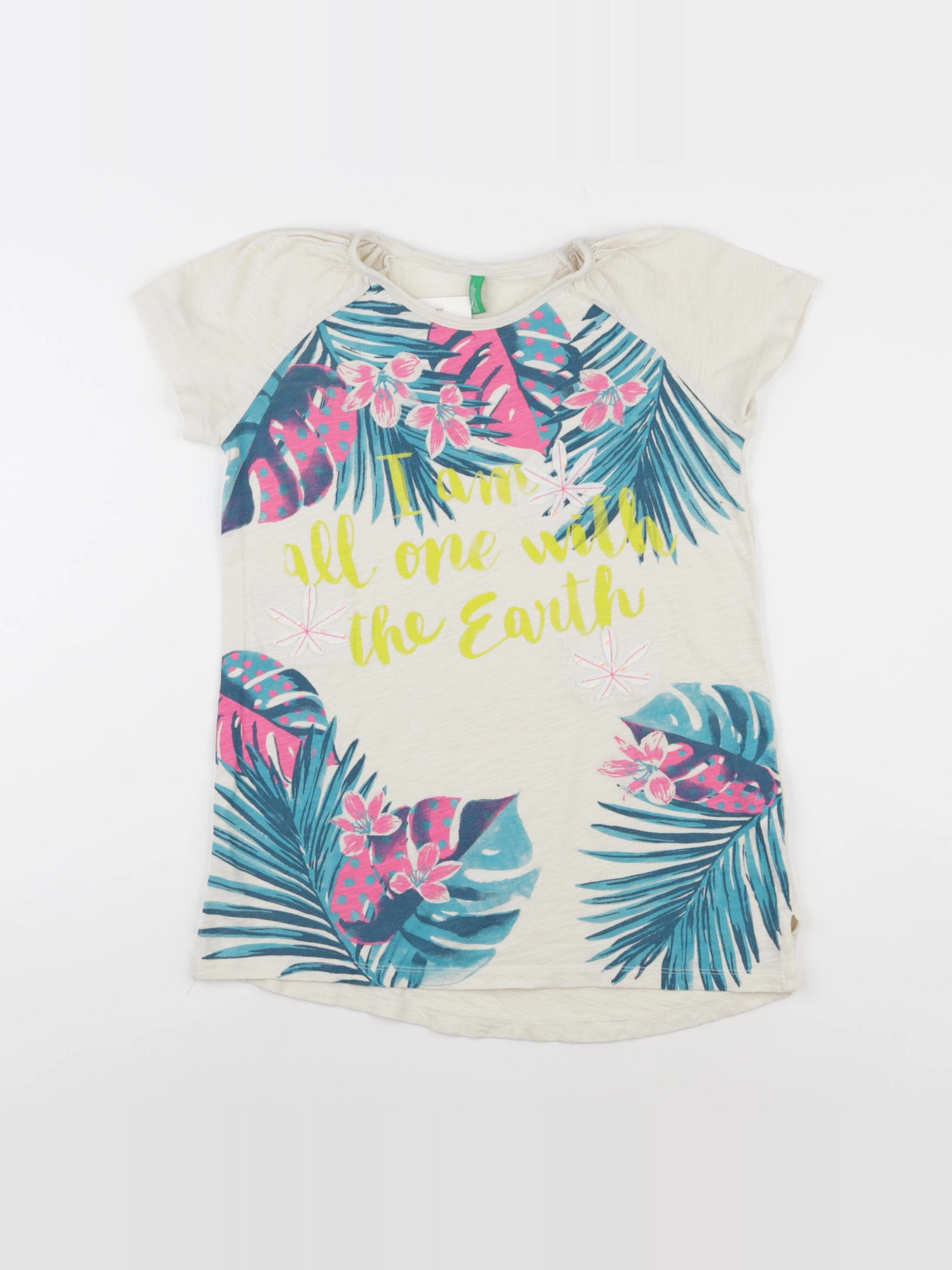Benetton - tee-shirt multicolore - 10/11 ans