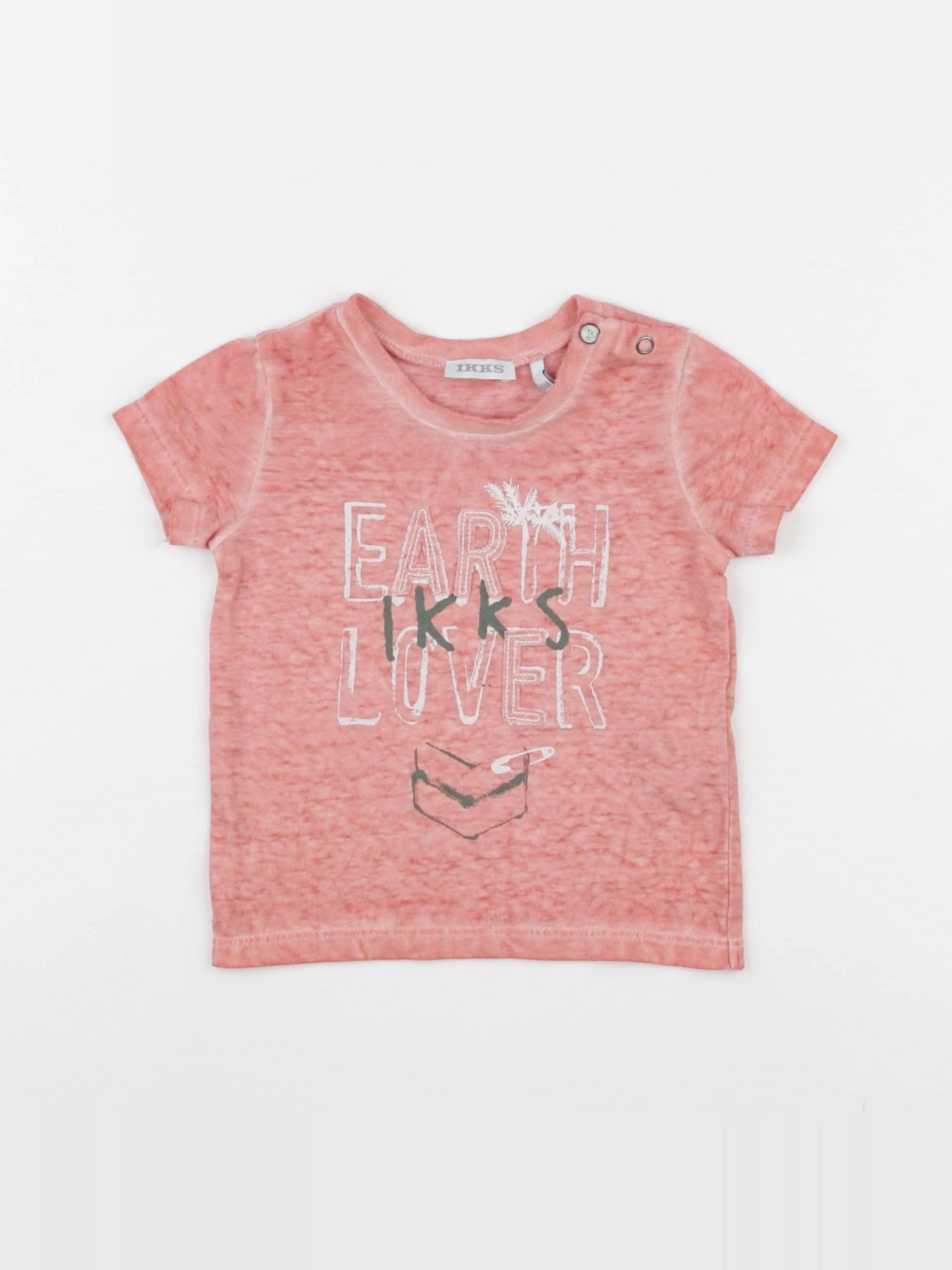 IKKS - tee-shirt rose - 6 mois