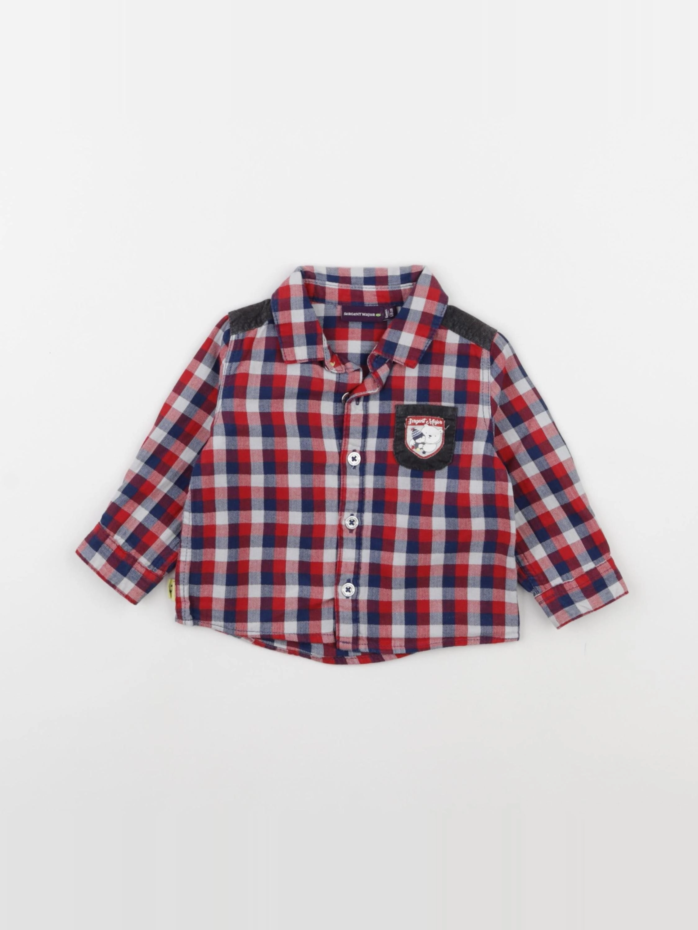 Sergent Major - chemise multicolore - 6 mois