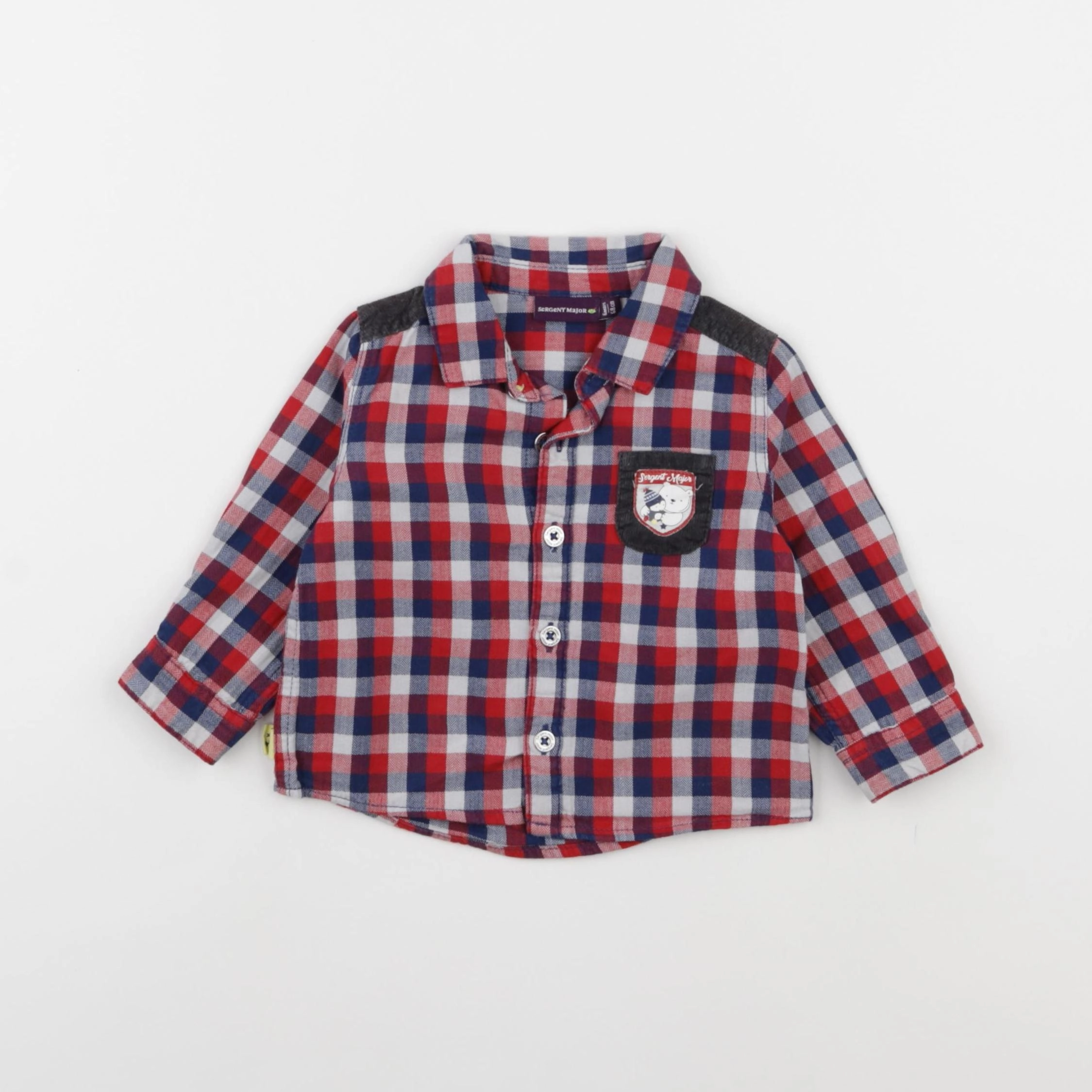 Sergent Major - chemise multicolore - 6 mois