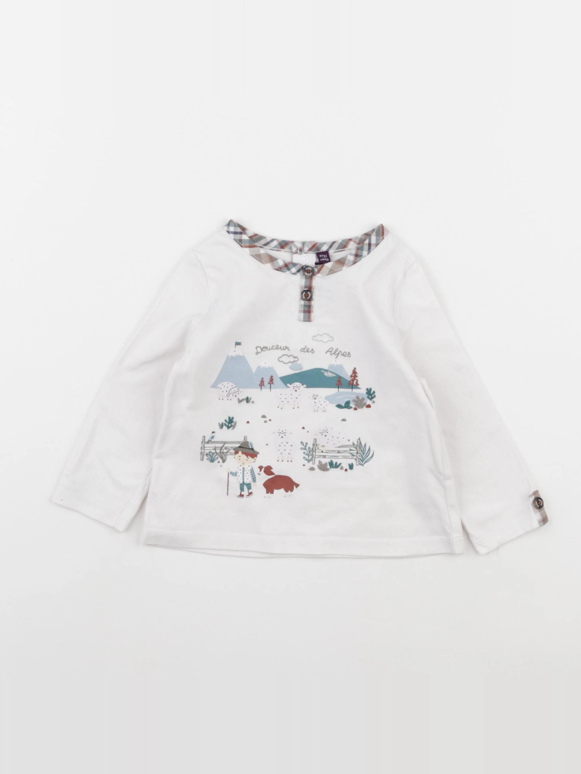 Sergent Major - tee-shirt blanc - 12 mois