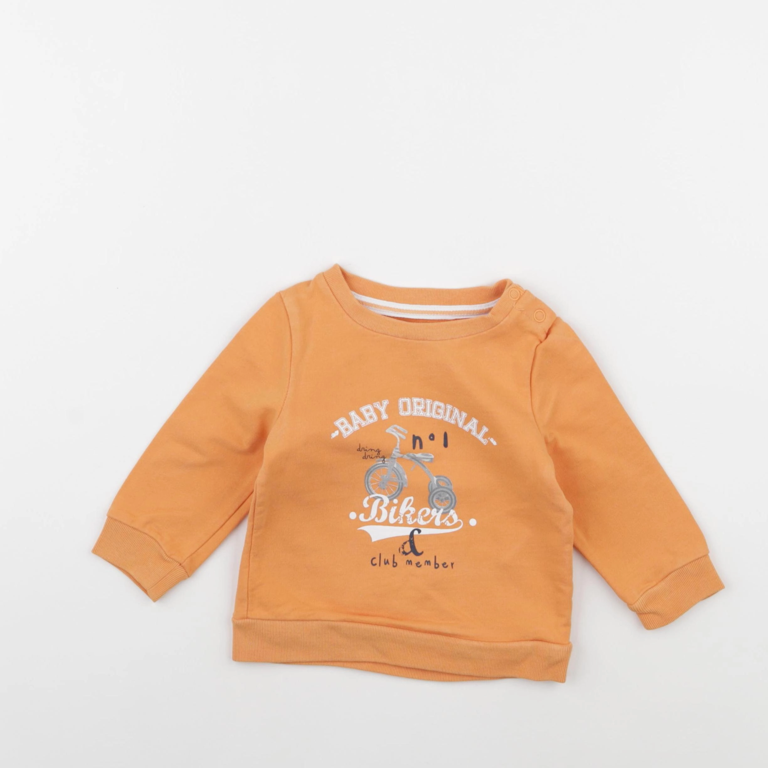 Tape à l'oeil - sweat orange - 18 mois