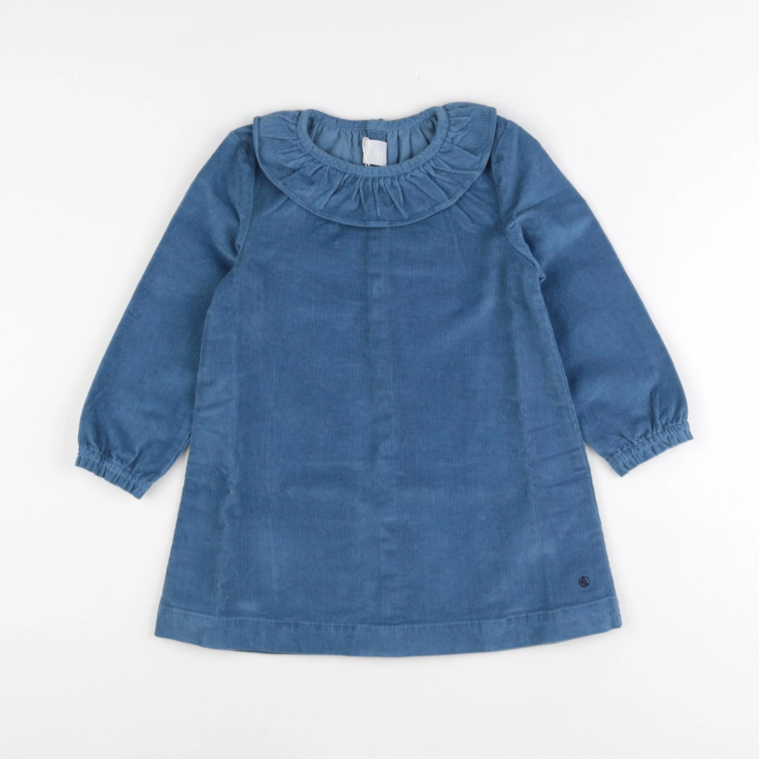 Petit Bateau - robe bleu - 6 mois