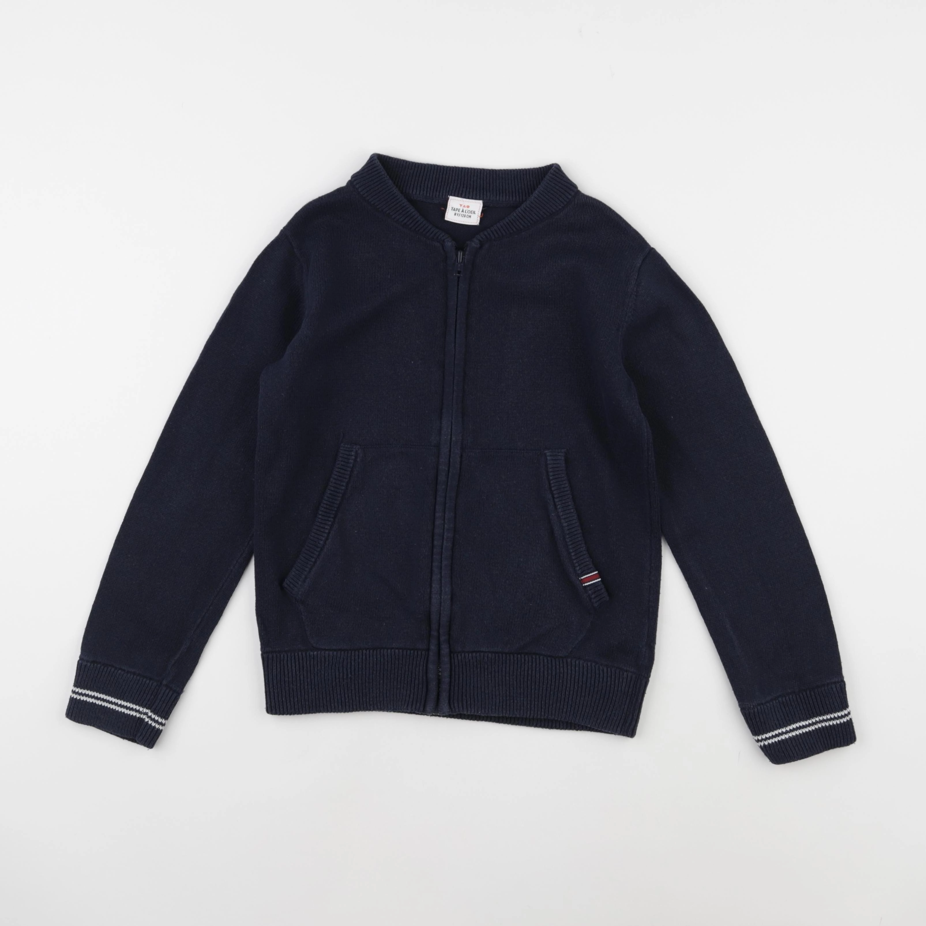Tape à l'oeil - gilet bleu - 8 ans