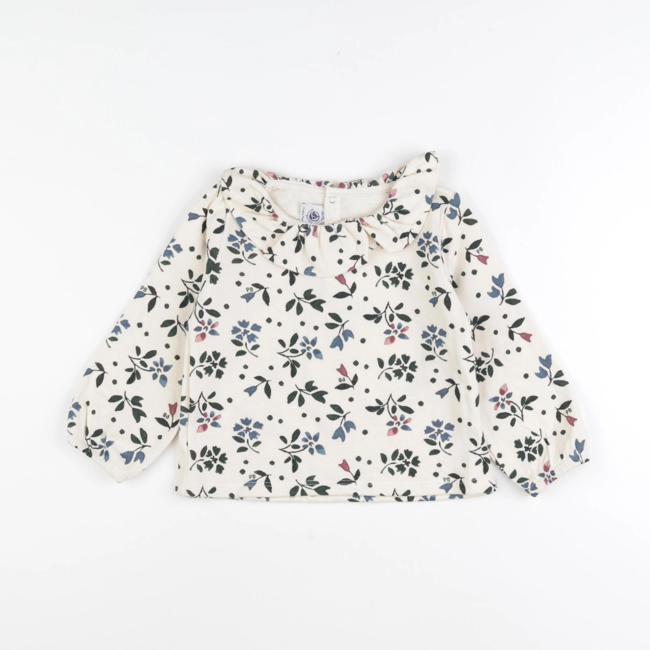 Petit Bateau - blouse multicolore - 36 mois
