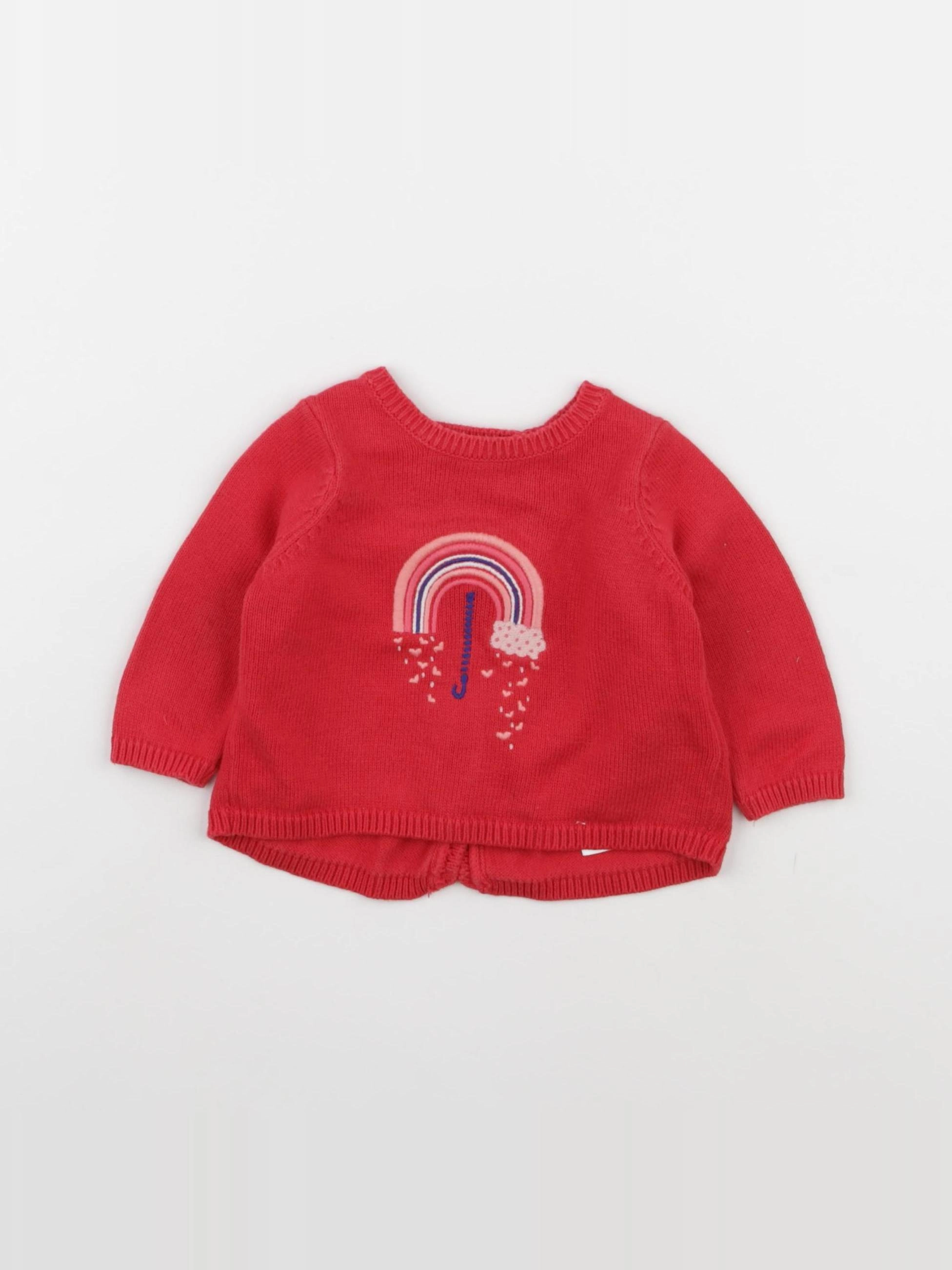 DPAM - pull rouge - 3 mois
