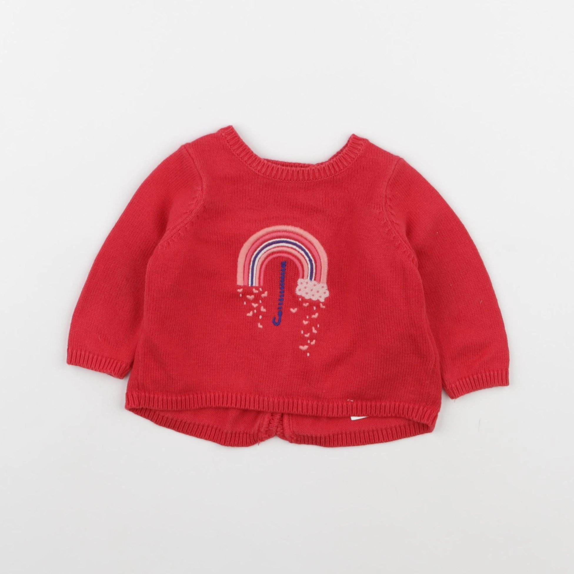 DPAM - pull rouge - 3 mois