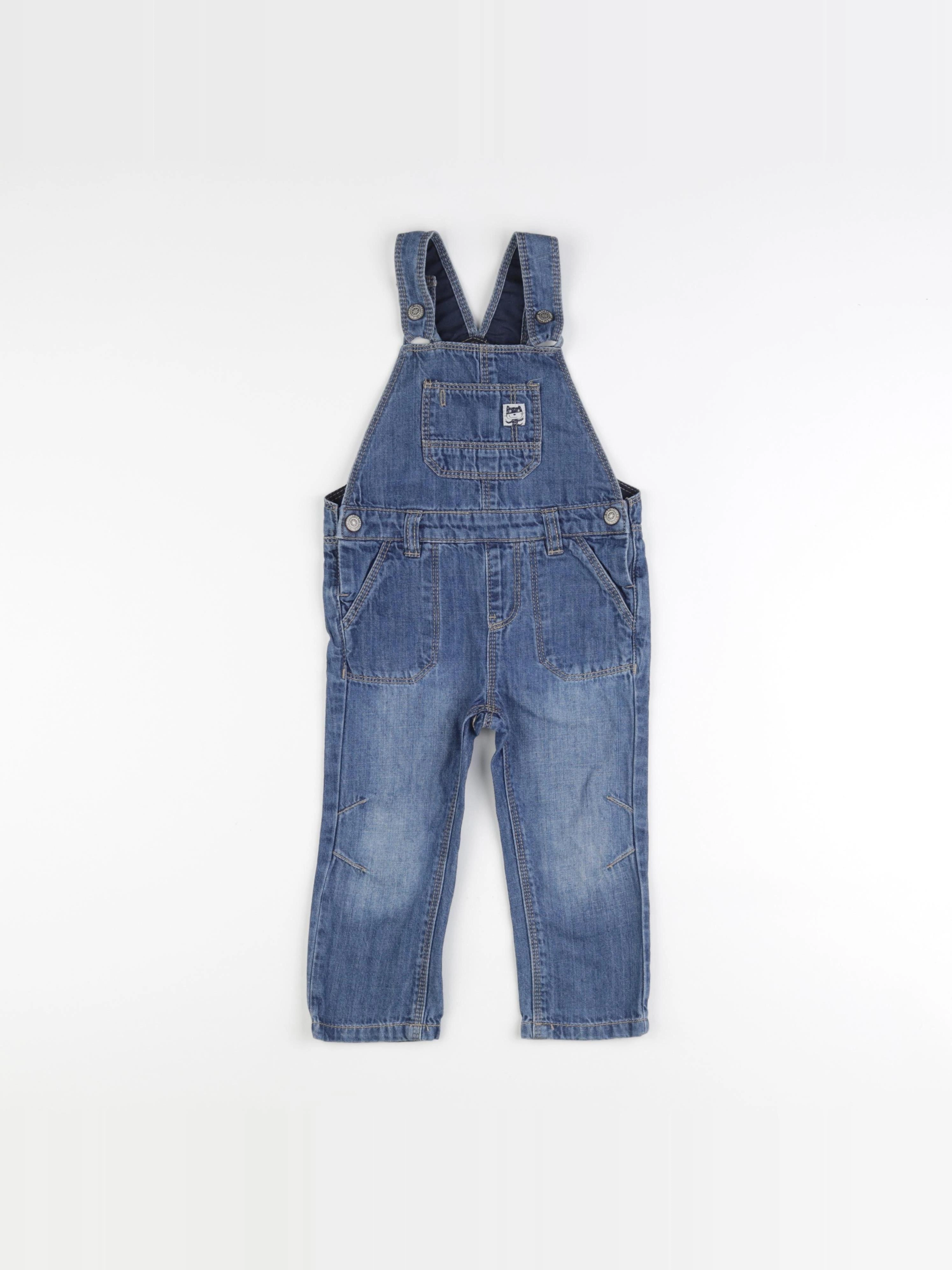 Vertbaudet - salopette bleu - 2 ans