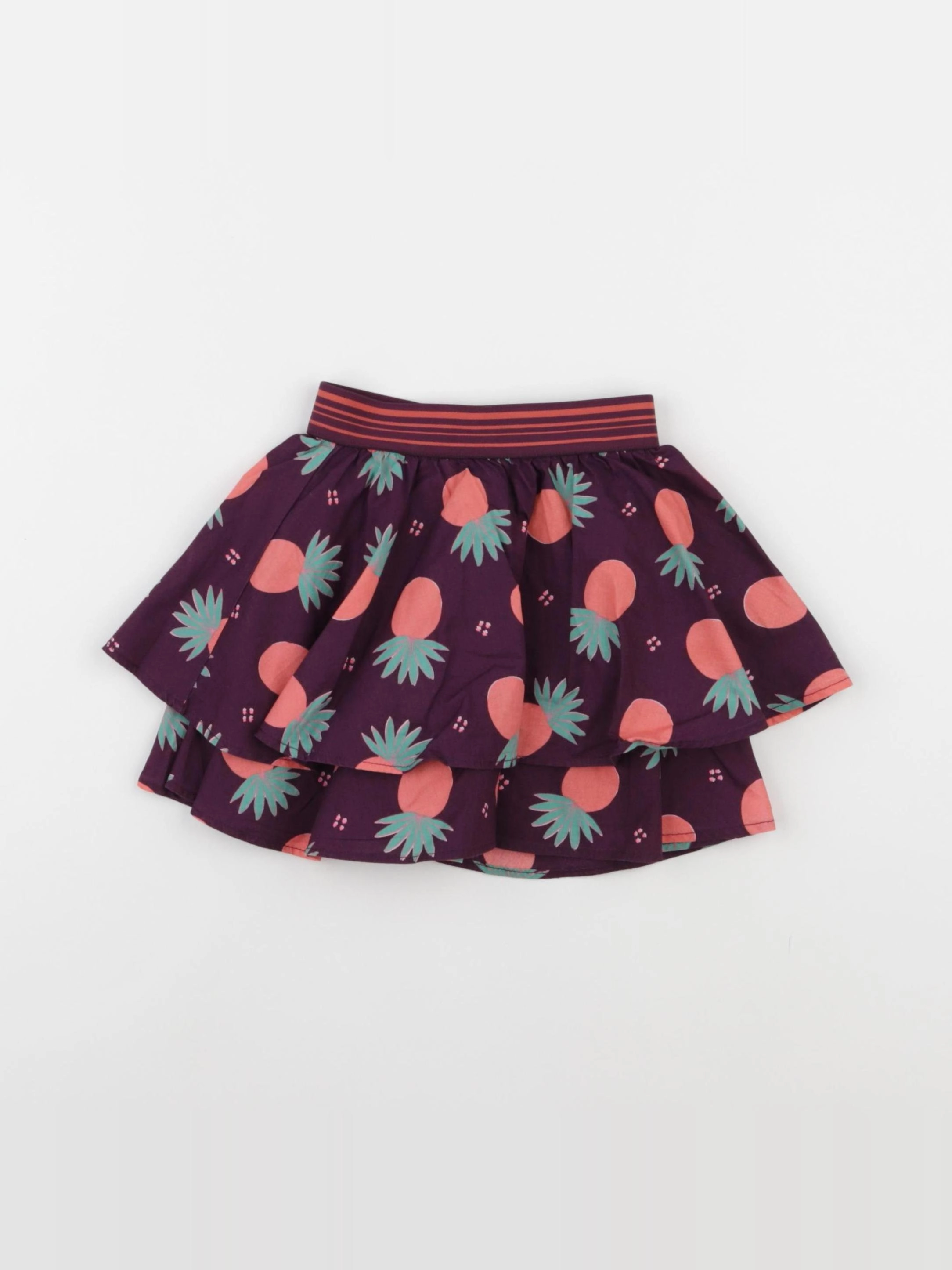 DPAM - jupe violet, rose - 3 ans