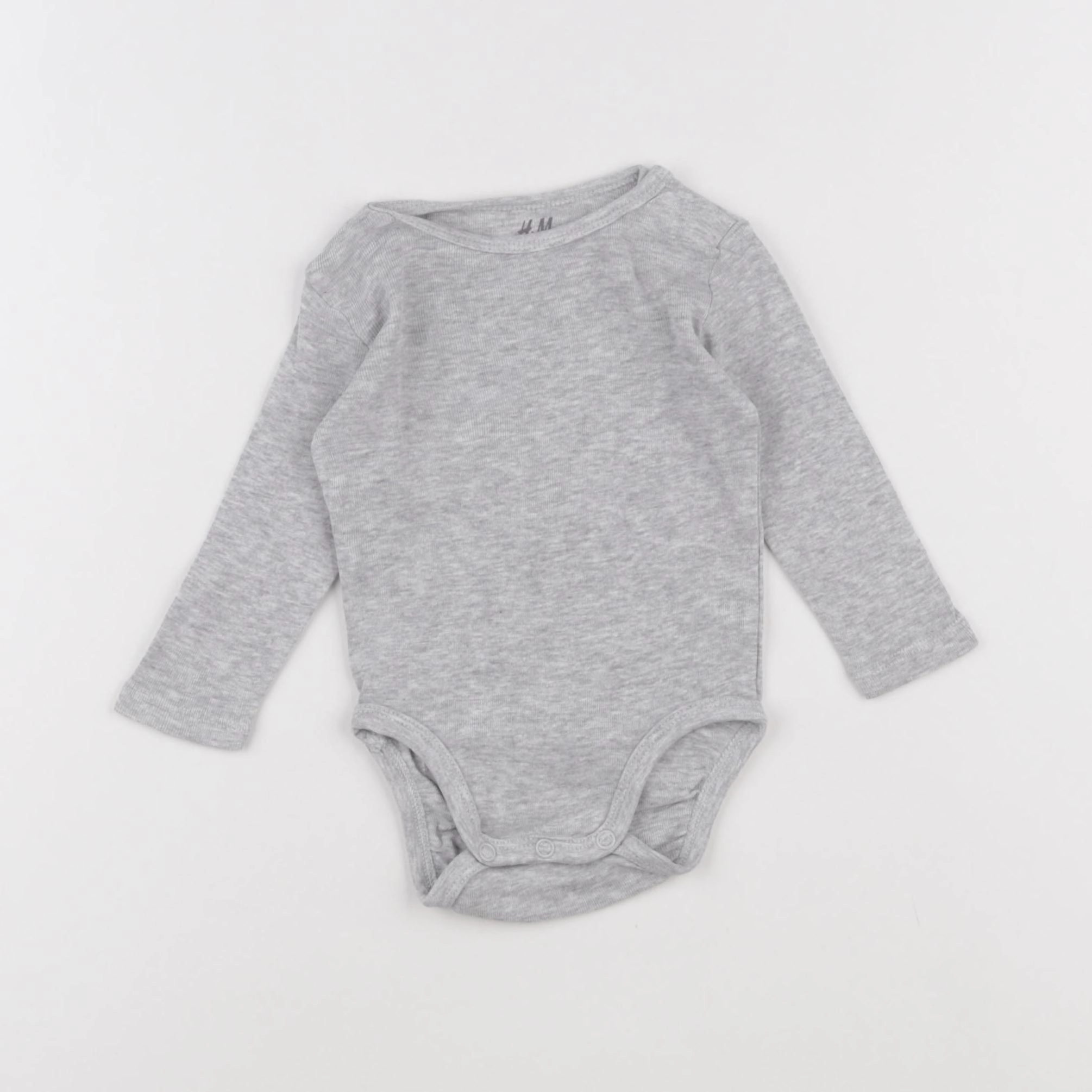 H&M - body gris - 3 mois
