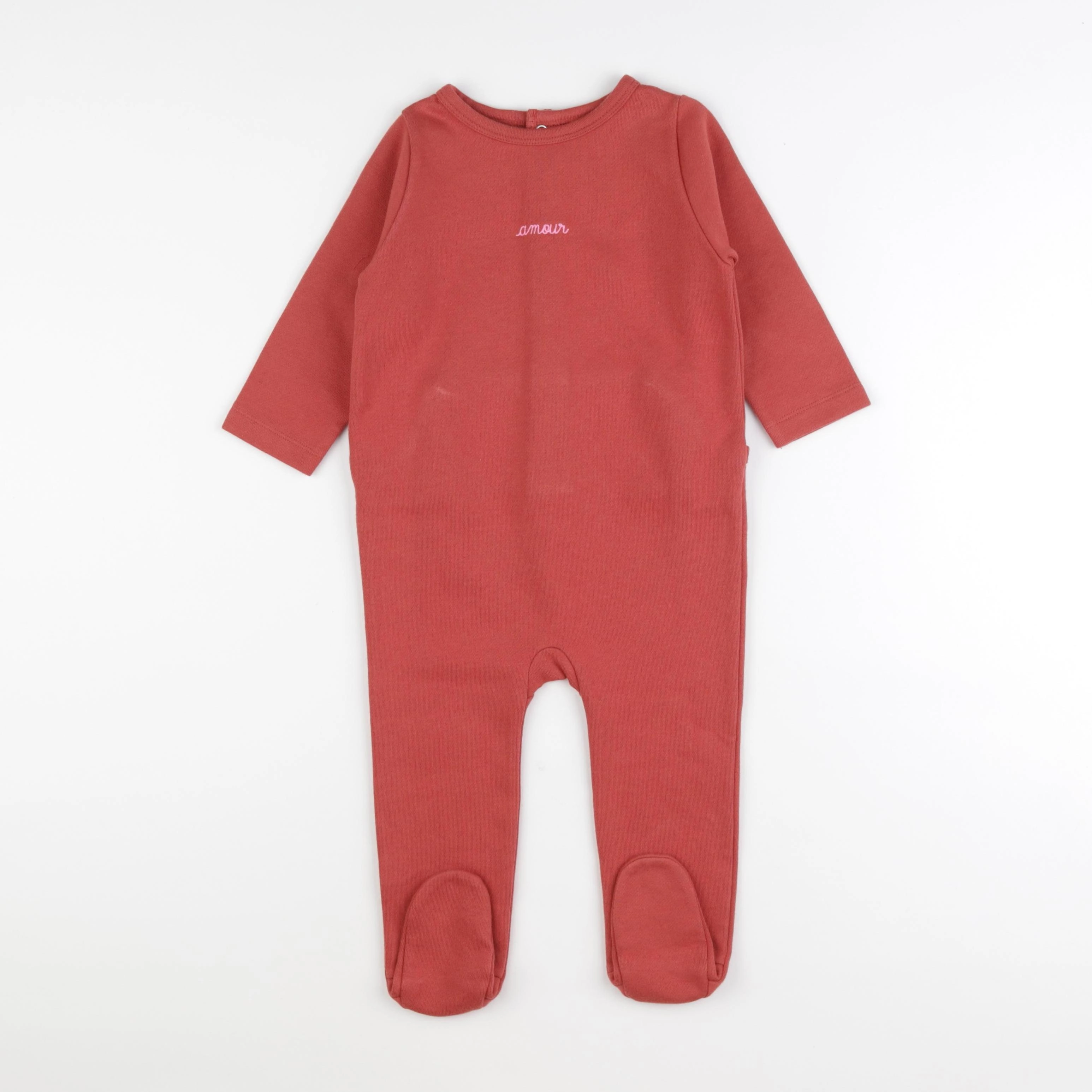 Maison Labiche - pyjama coton orange - 18/24 mois
