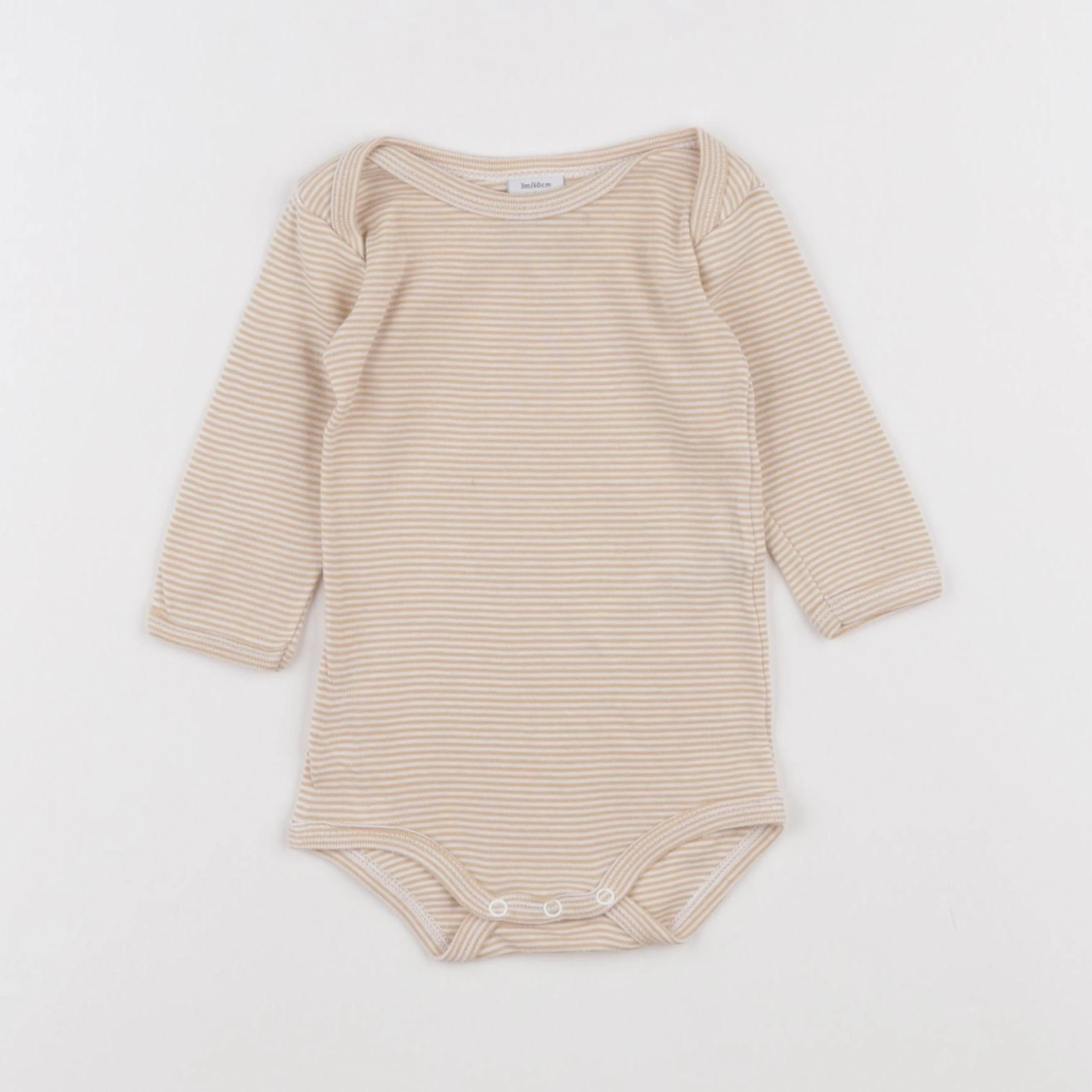 Petit Bateau - body jaune - 3 mois