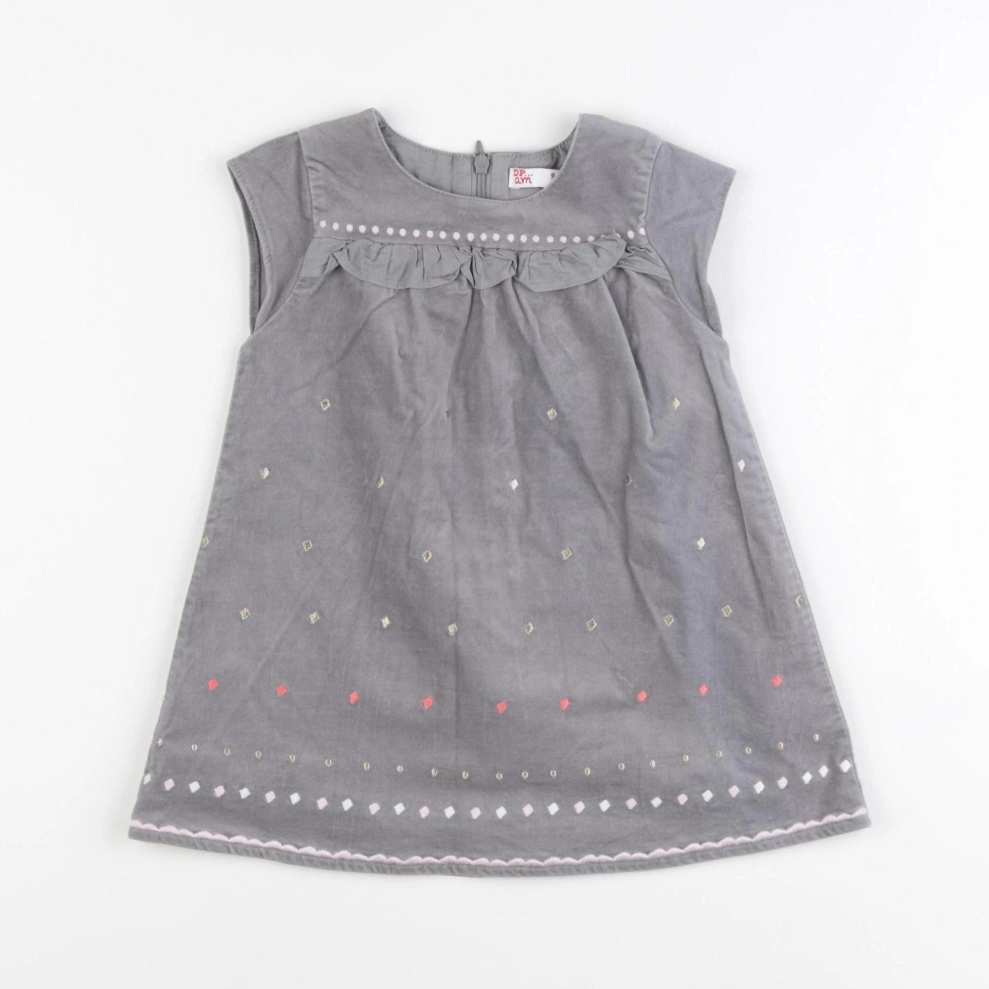 DPAM - robe gris - 9 mois