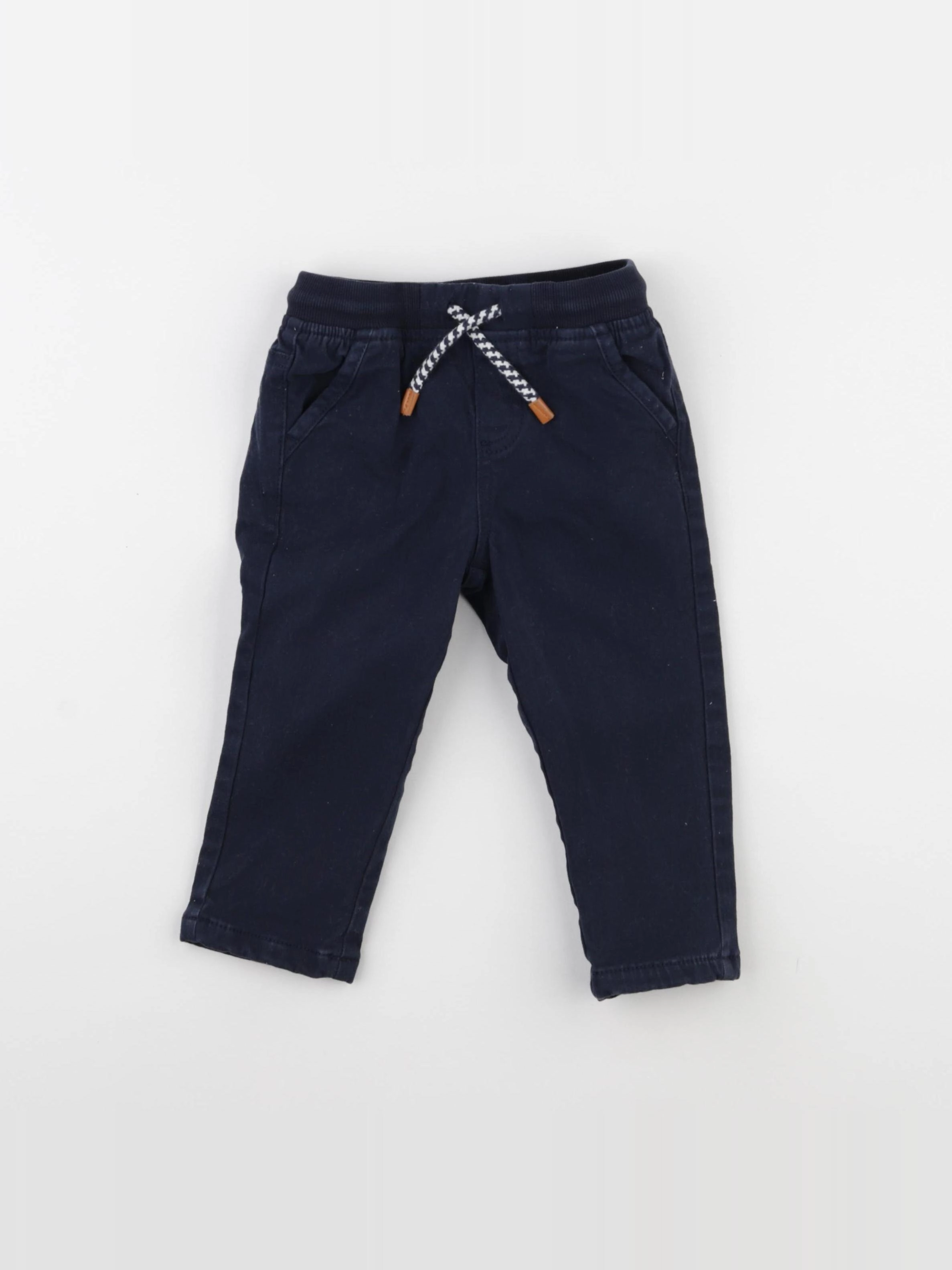 Vertbaudet - pantalon bleu - 24 mois