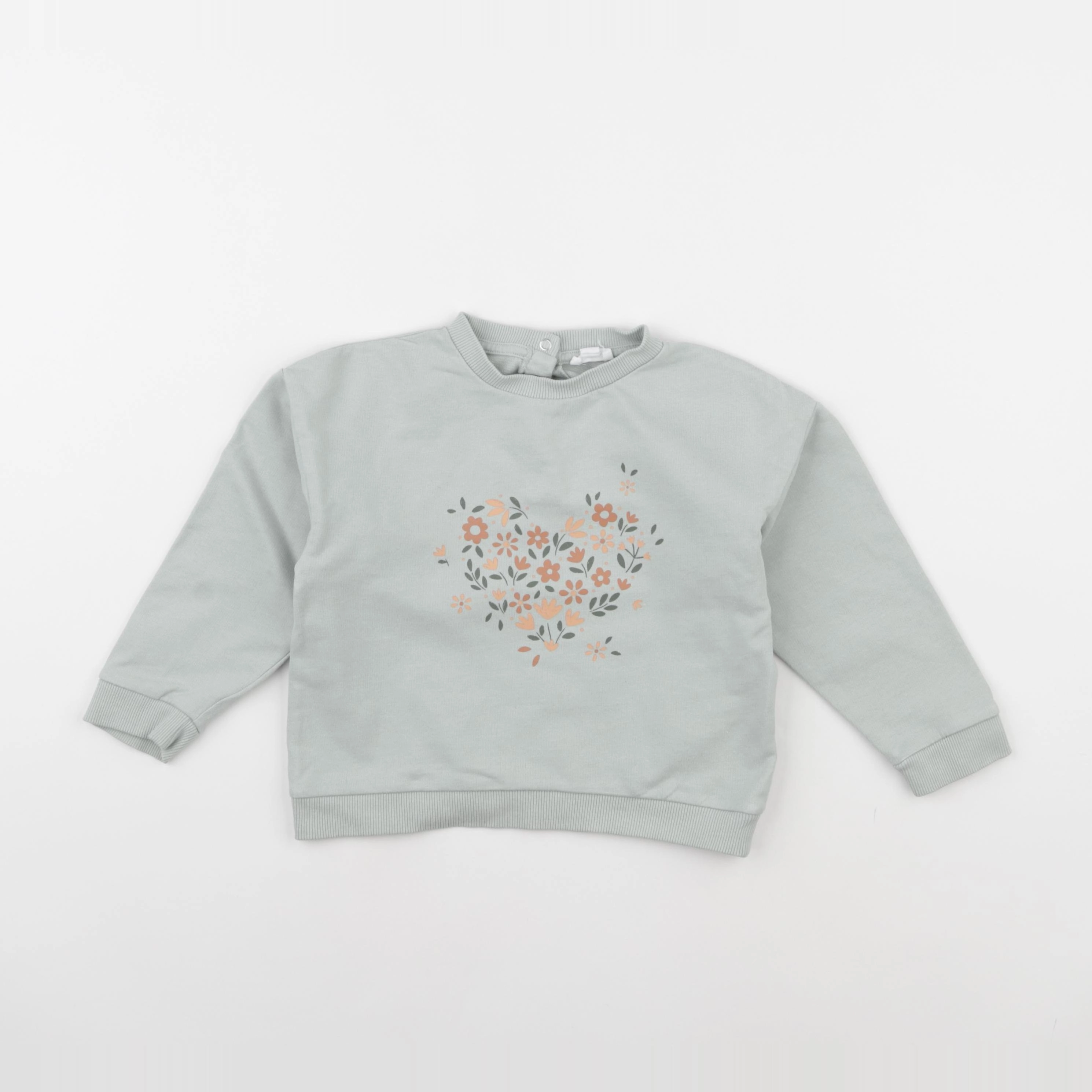 Vertbaudet - sweat vert - 36 mois