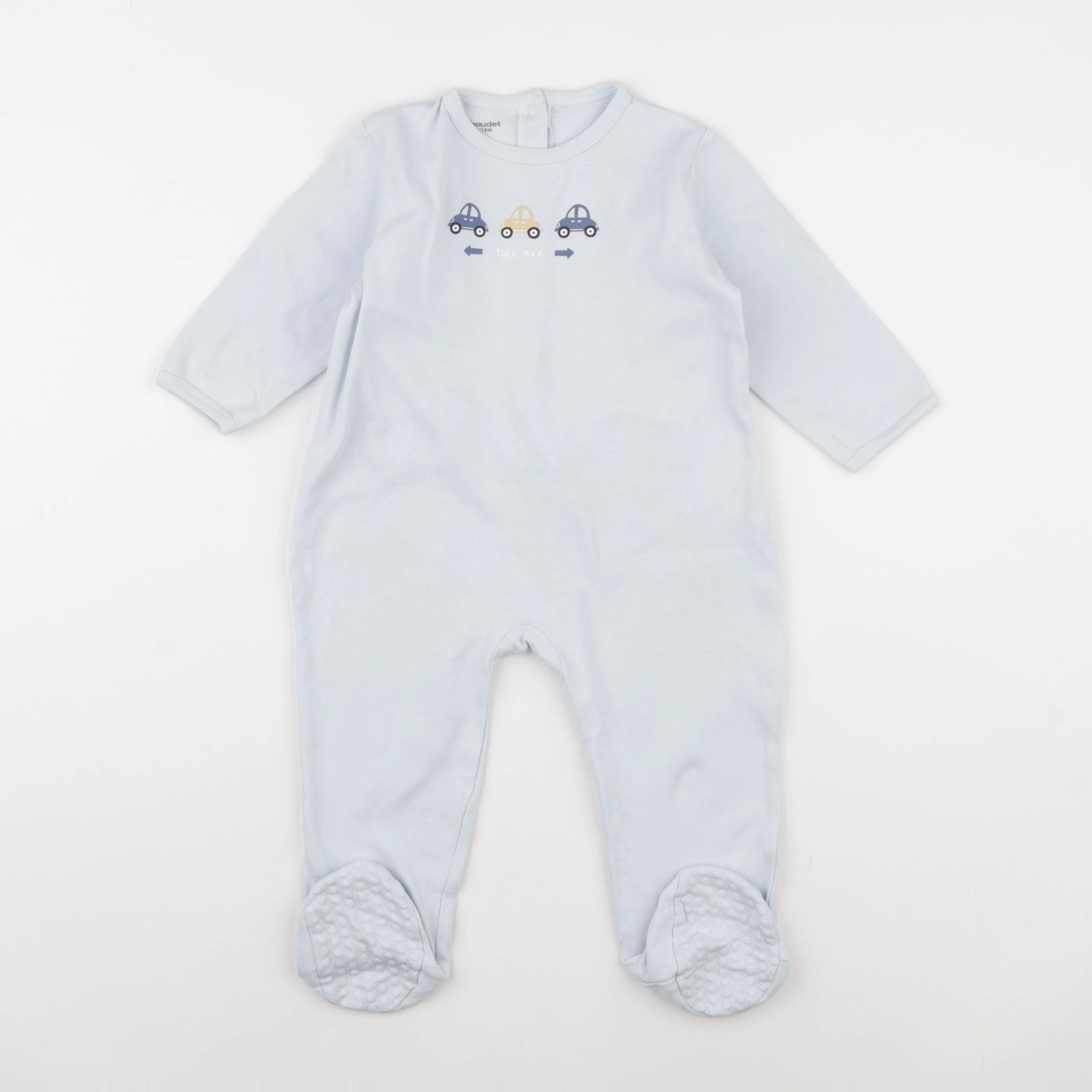 Vertbaudet - pyjama coton bleu - 18 mois