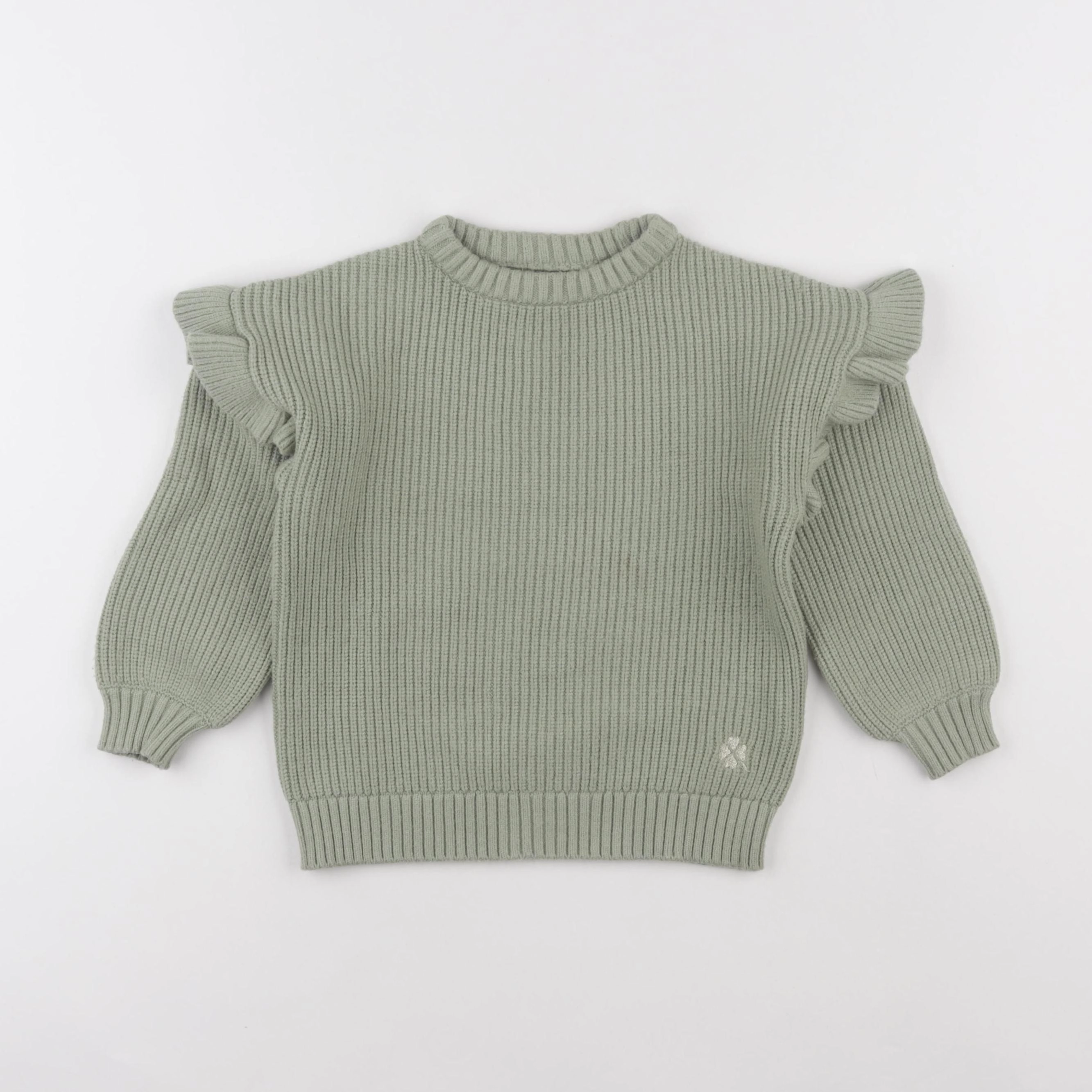 Vertbaudet - pull vert - 5 ans
