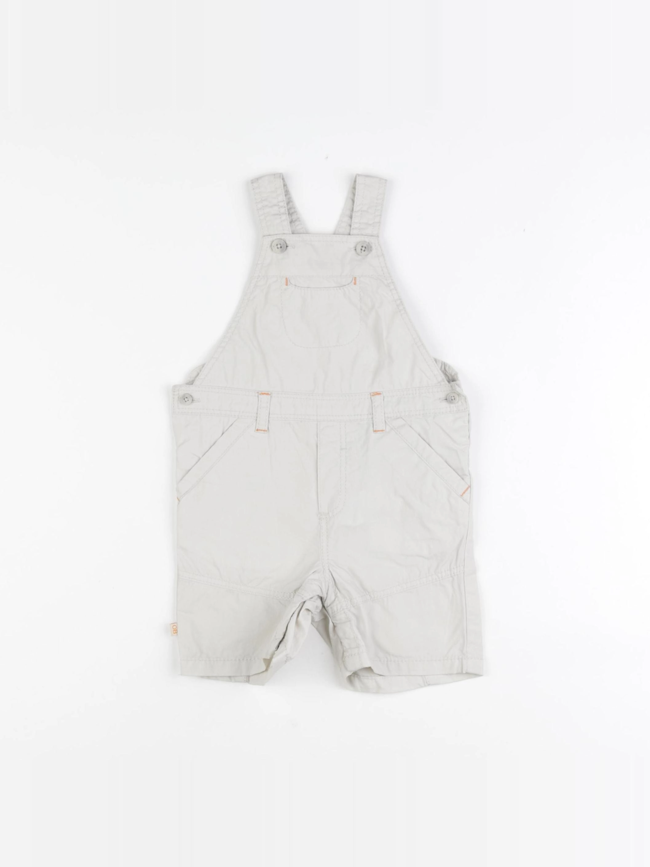 Obaïbi - salopette beige - 6 mois